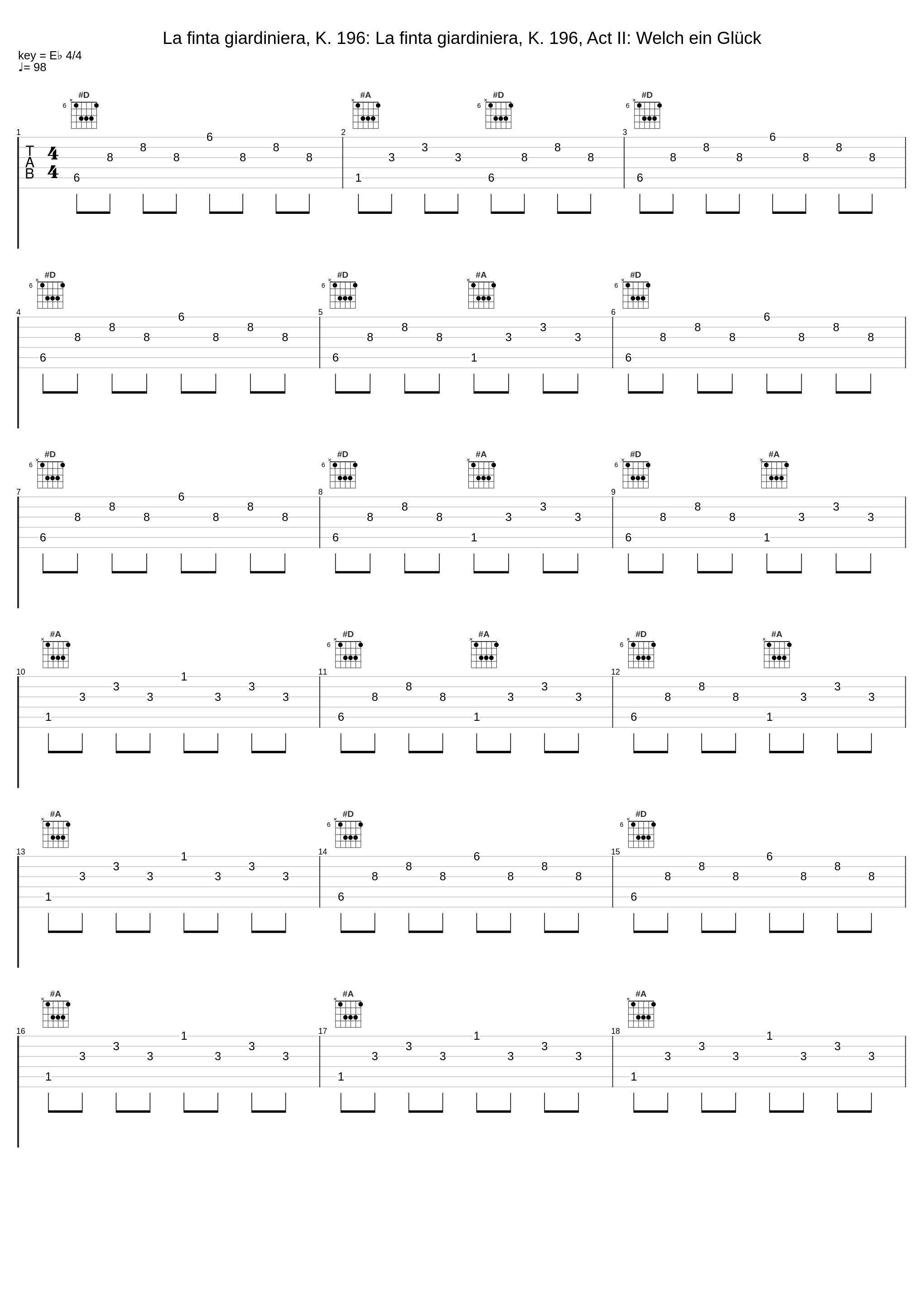 La finta giardiniera, K. 196: La finta giardiniera, K. 196, Act II: Welch ein Glück_Fritz Wunderlich,Wurttemberg State Orchestra Stuttgart,Josef Dünnwald_1