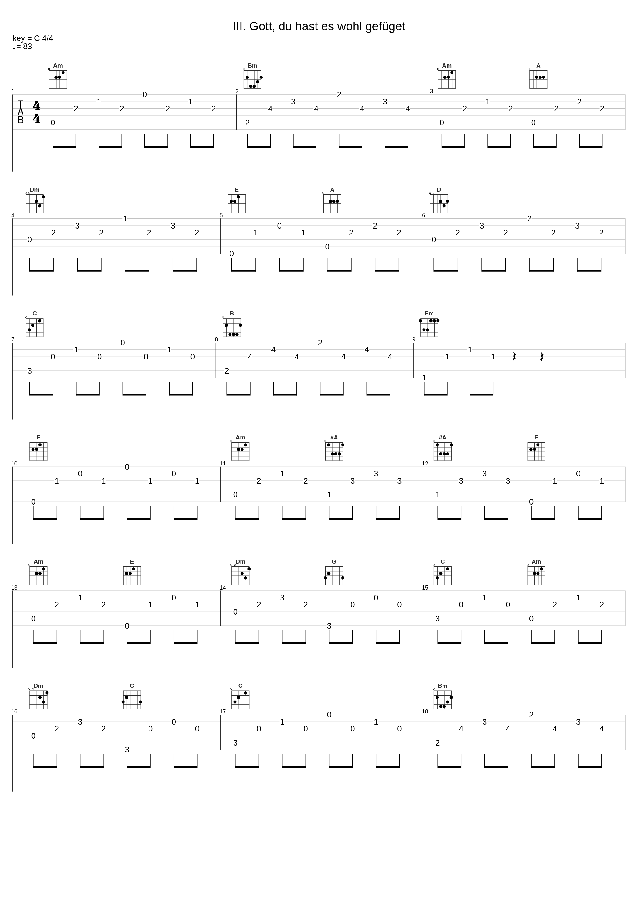 III. Gott, du hast es wohl gefüget_Gewandhausorchester,Georg Christoph Biller,Johann Sebastian Bach,Friedrich Praetorius,Matthias Weichert_1