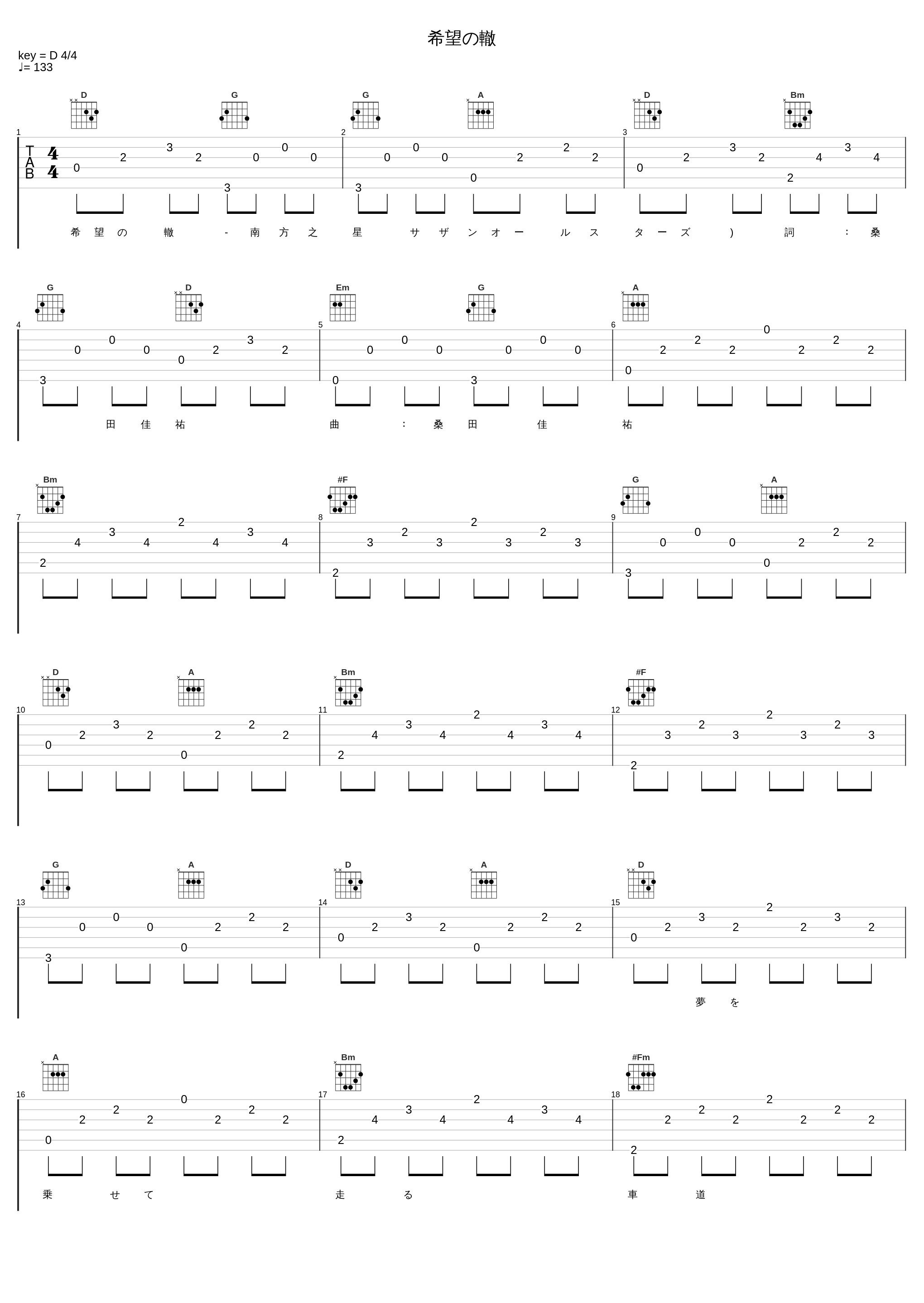 希望の轍_南方之星_1