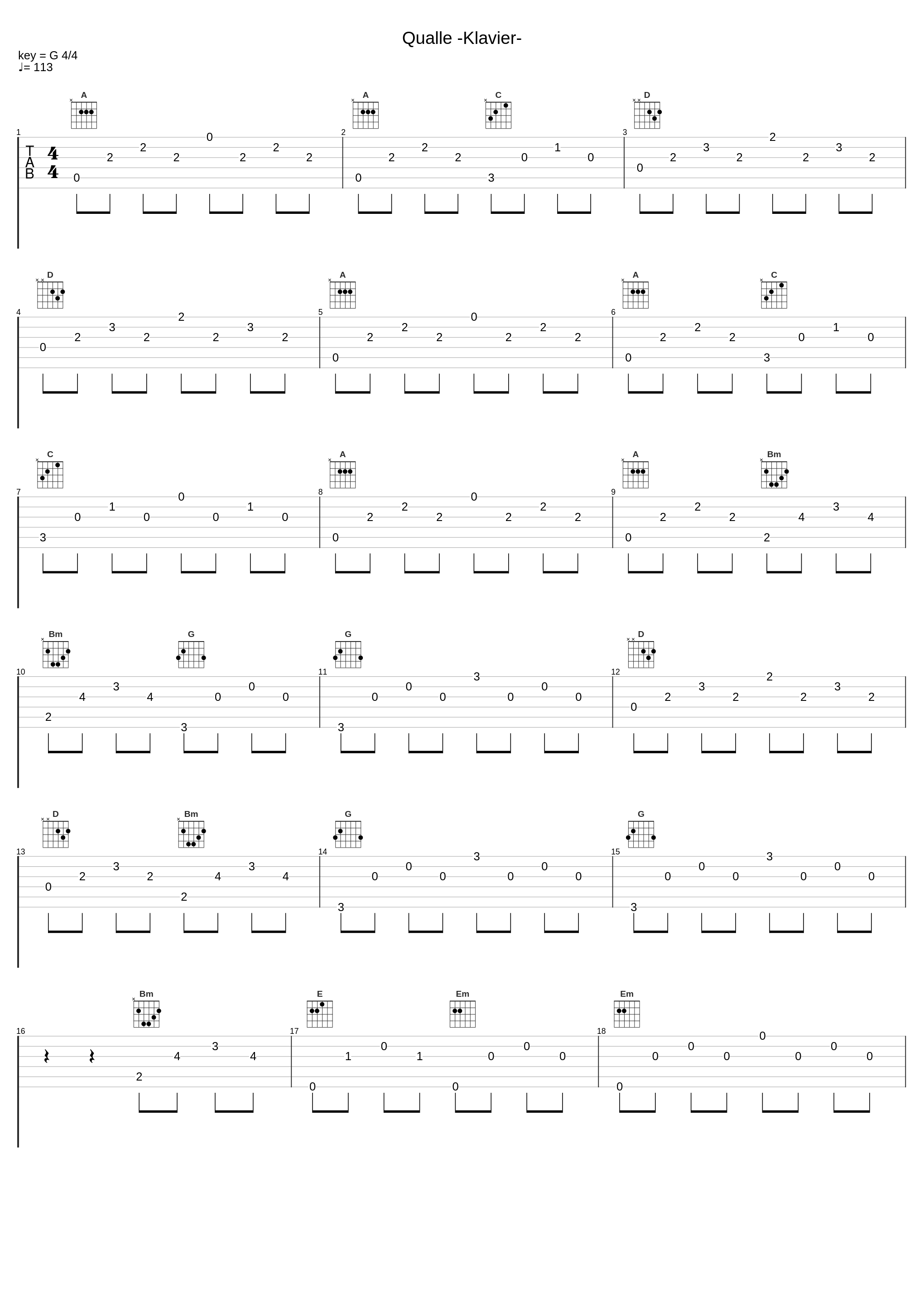 Qualle -Klavier-_阿保刚_1