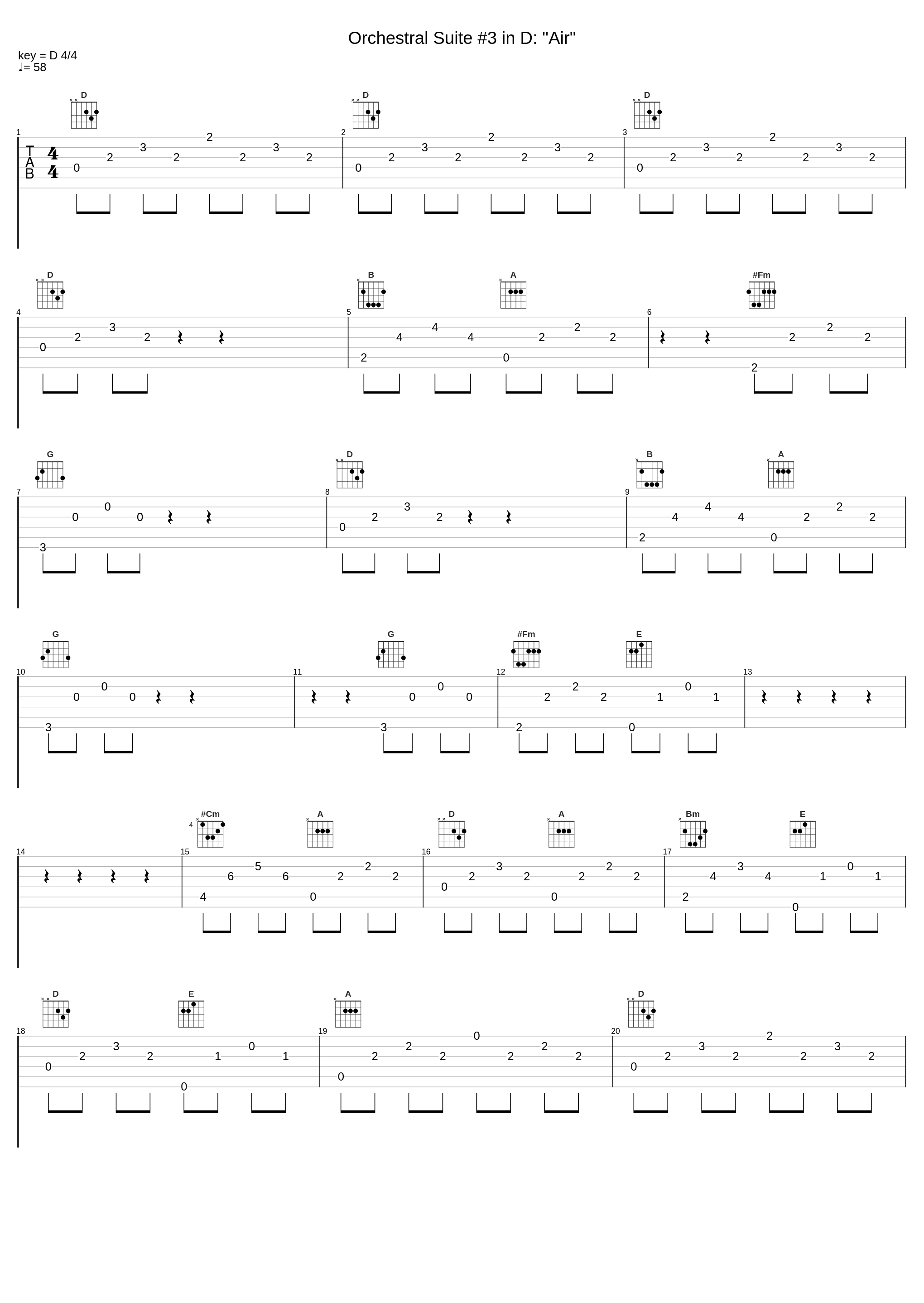 Orchestral Suite #3 in D: "Air"_Dan Gibson's Solitudes_1