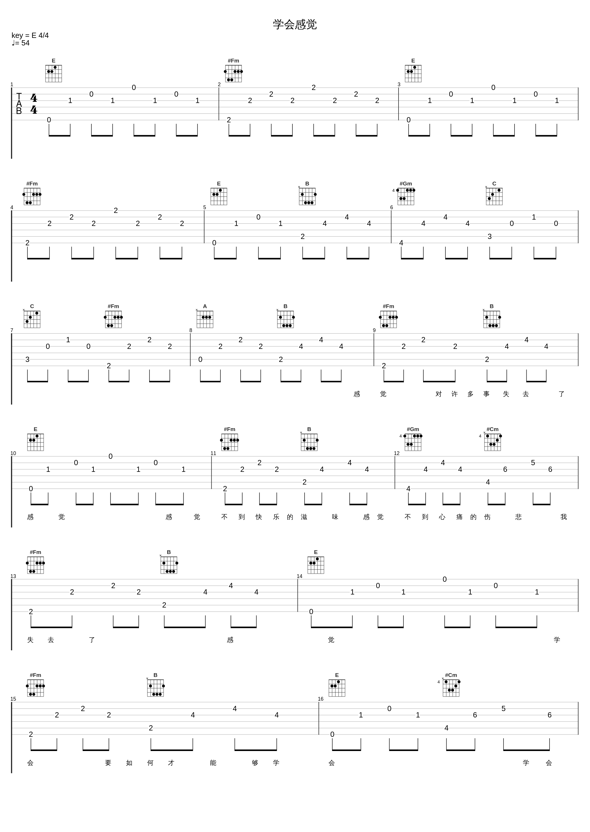 学会感觉_周笔畅_1