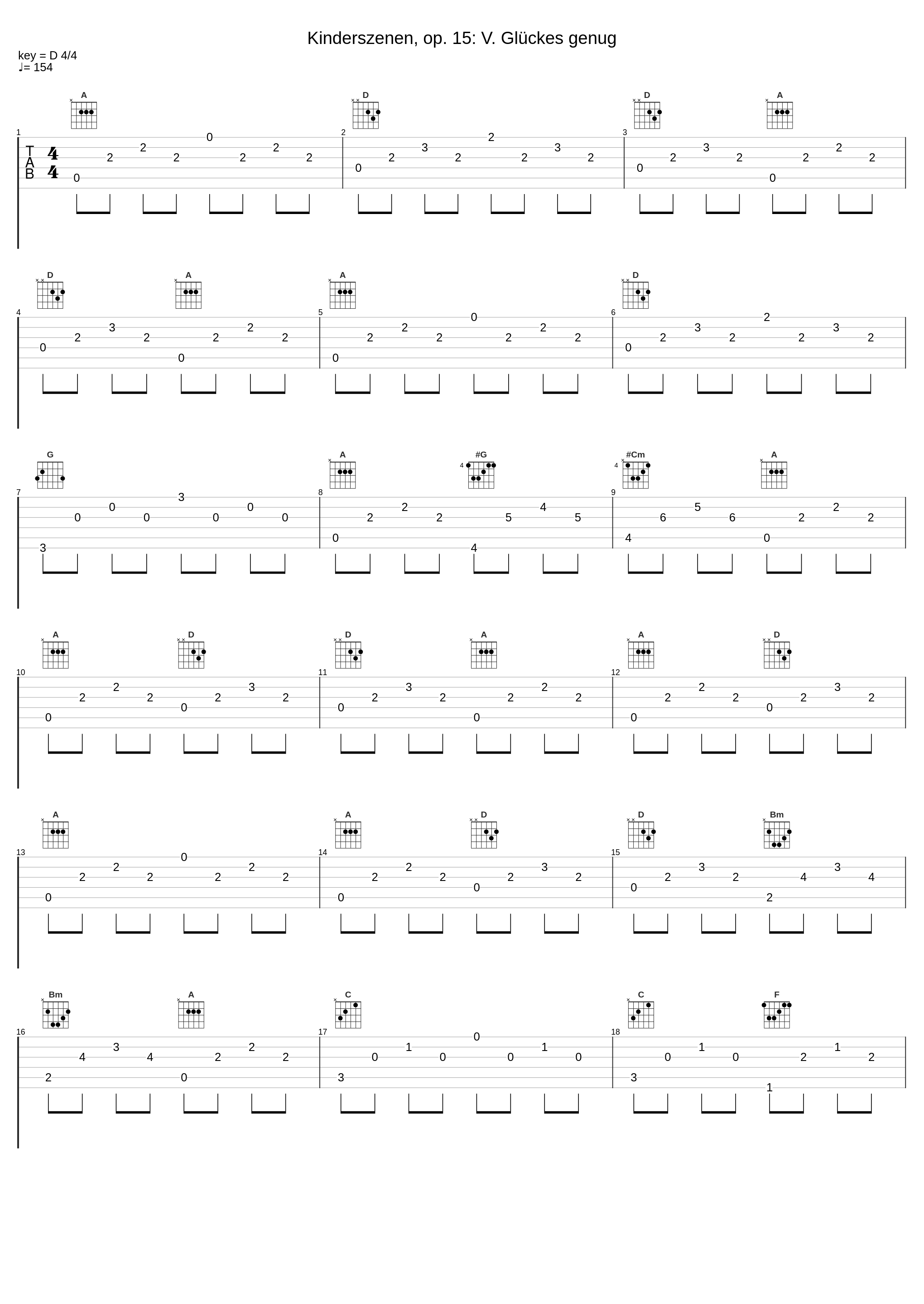 Kinderszenen, op. 15: V. Glückes genug_Gernot Oertel,Robert Schumann_1