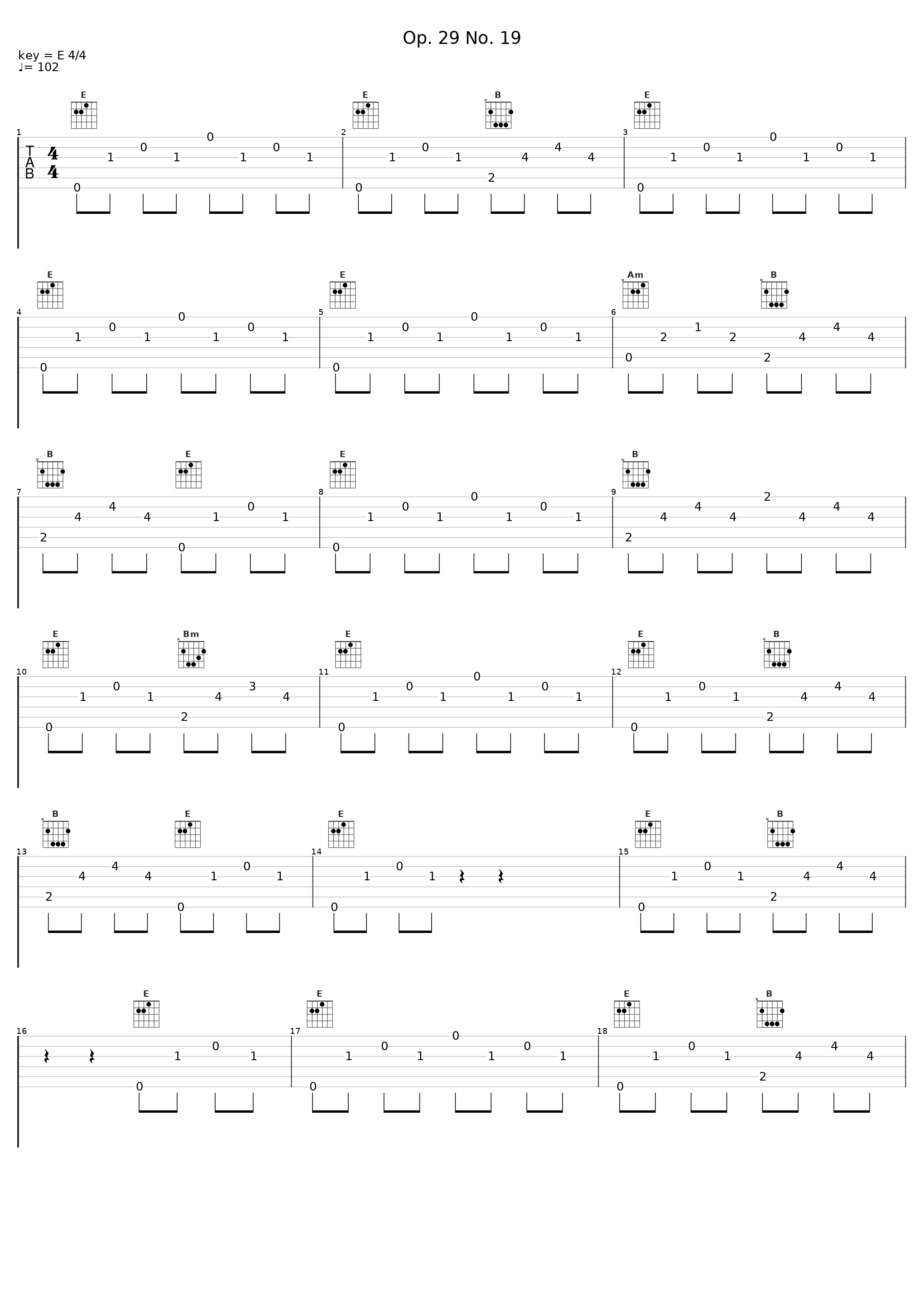Op. 29 No. 19_Lawrence Johnson,Fernando Sor_1