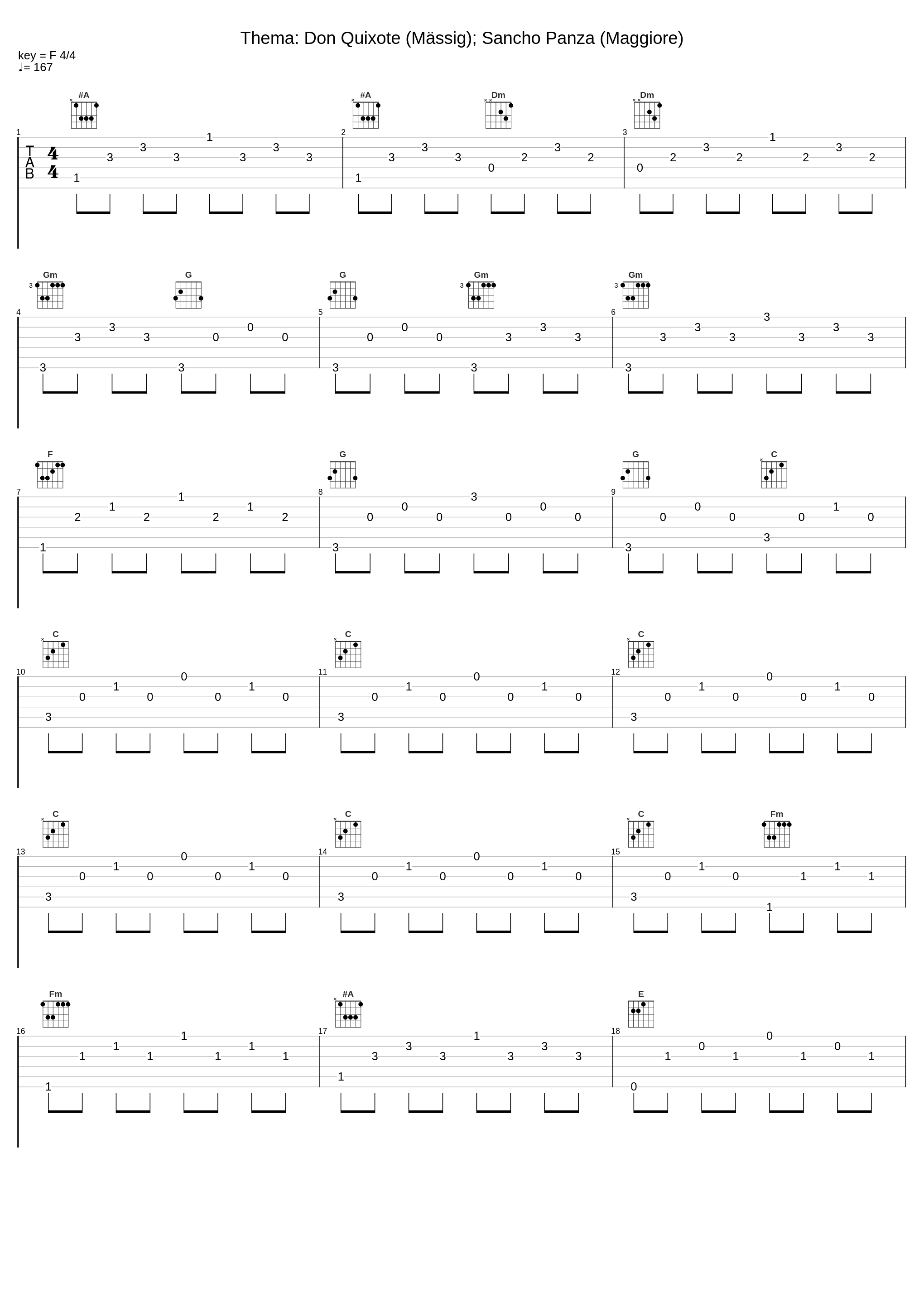 Thema: Don Quixote (Mässig); Sancho Panza (Maggiore)_马友友_1