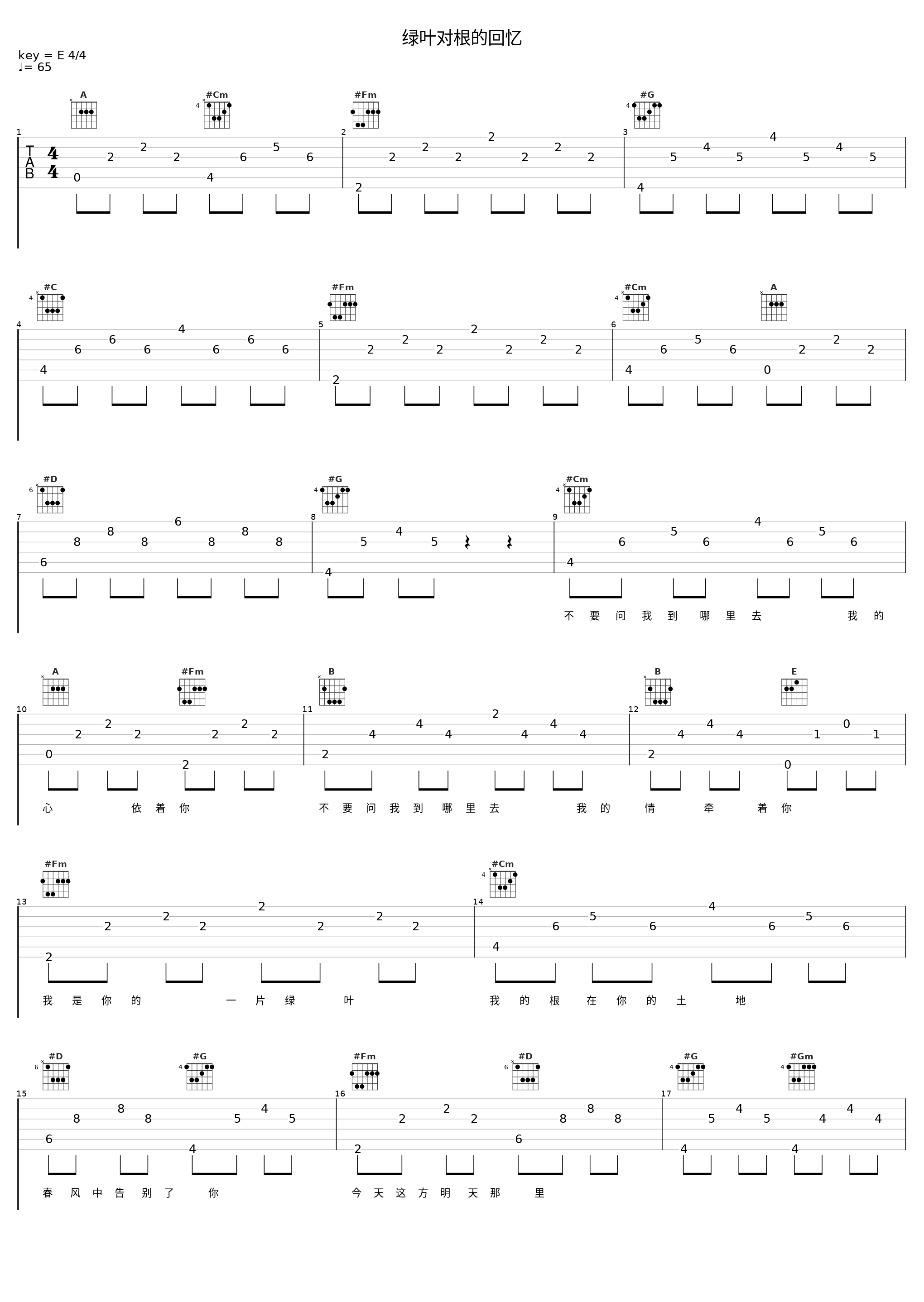 绿叶对根的回忆_刘欢_1