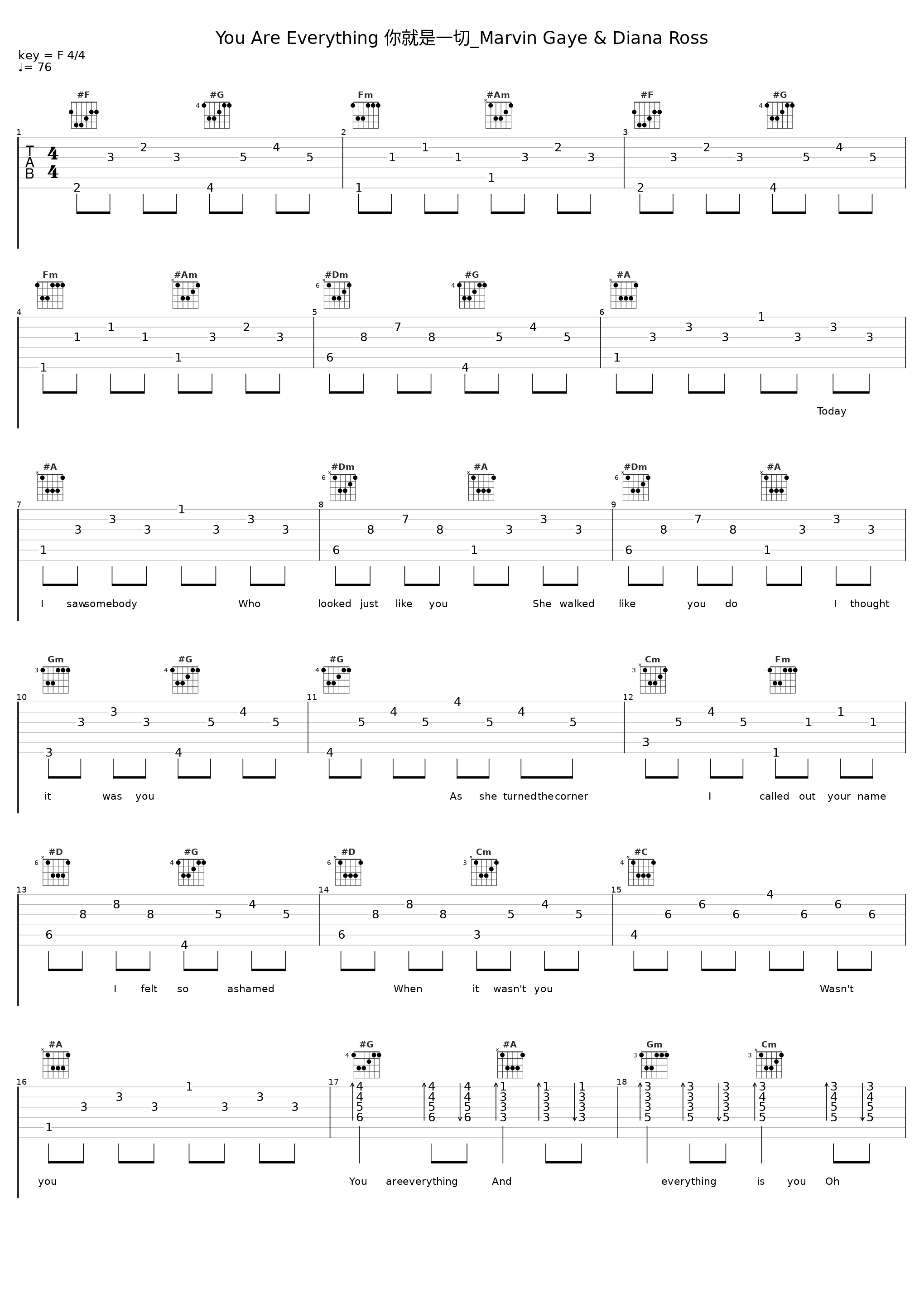 You Are Everything 你就是一切_Marvin Gaye & Diana Ross_Diana Ross_1