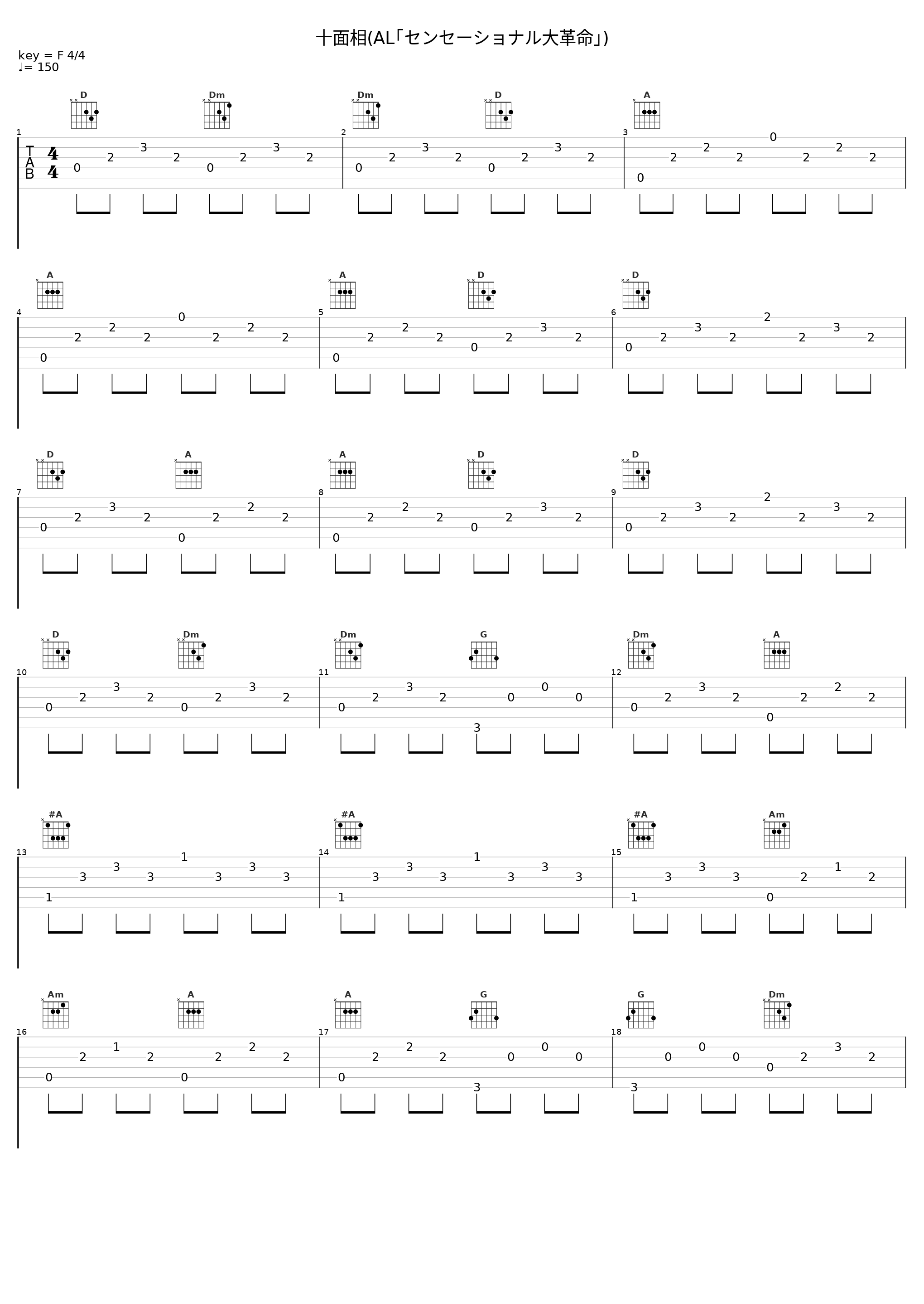 十面相(AL｢センセーショナル大革命｣)_YM,GUMI_1