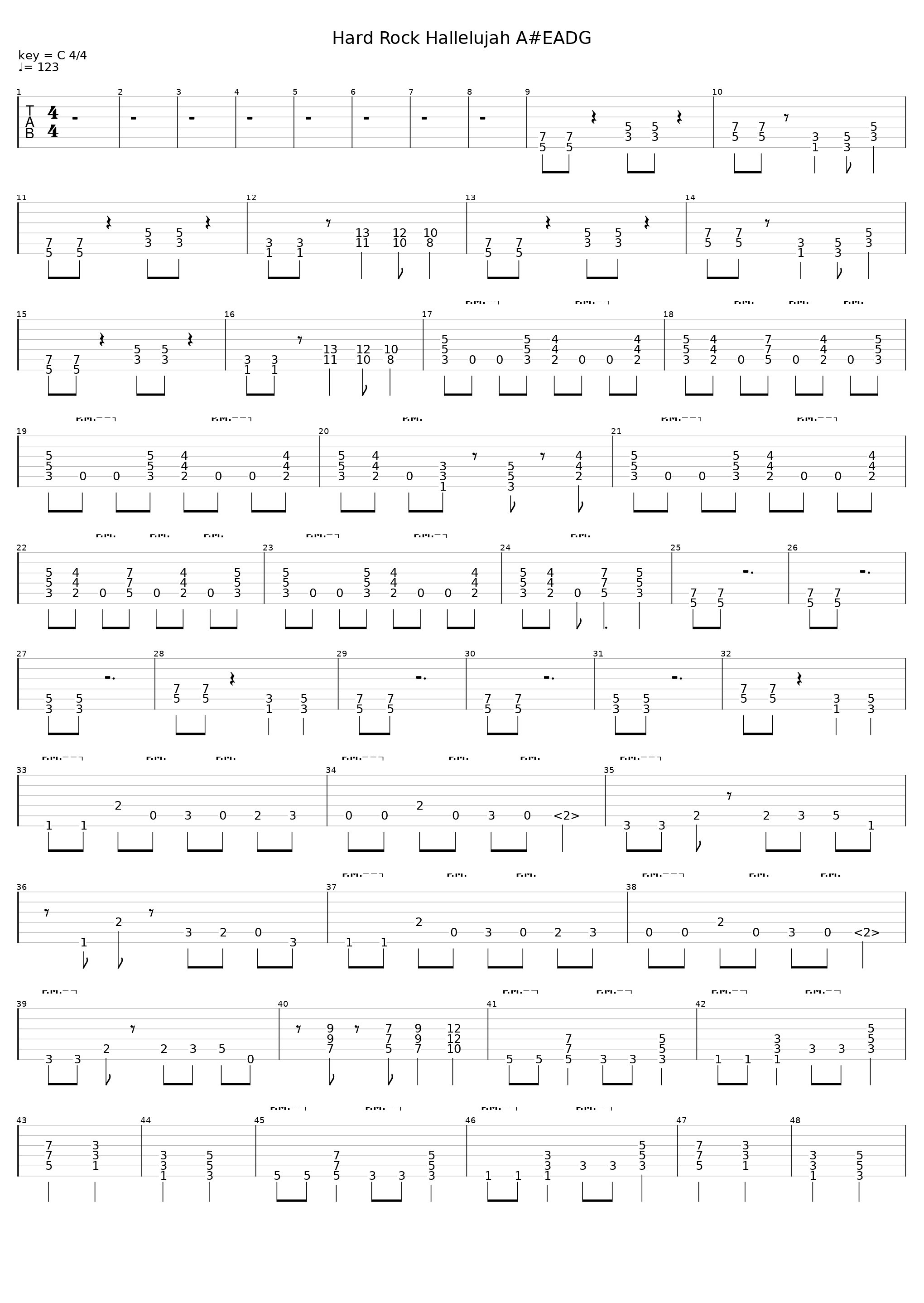 Hard Rock Hallelujah A#EADG_Lordi_1