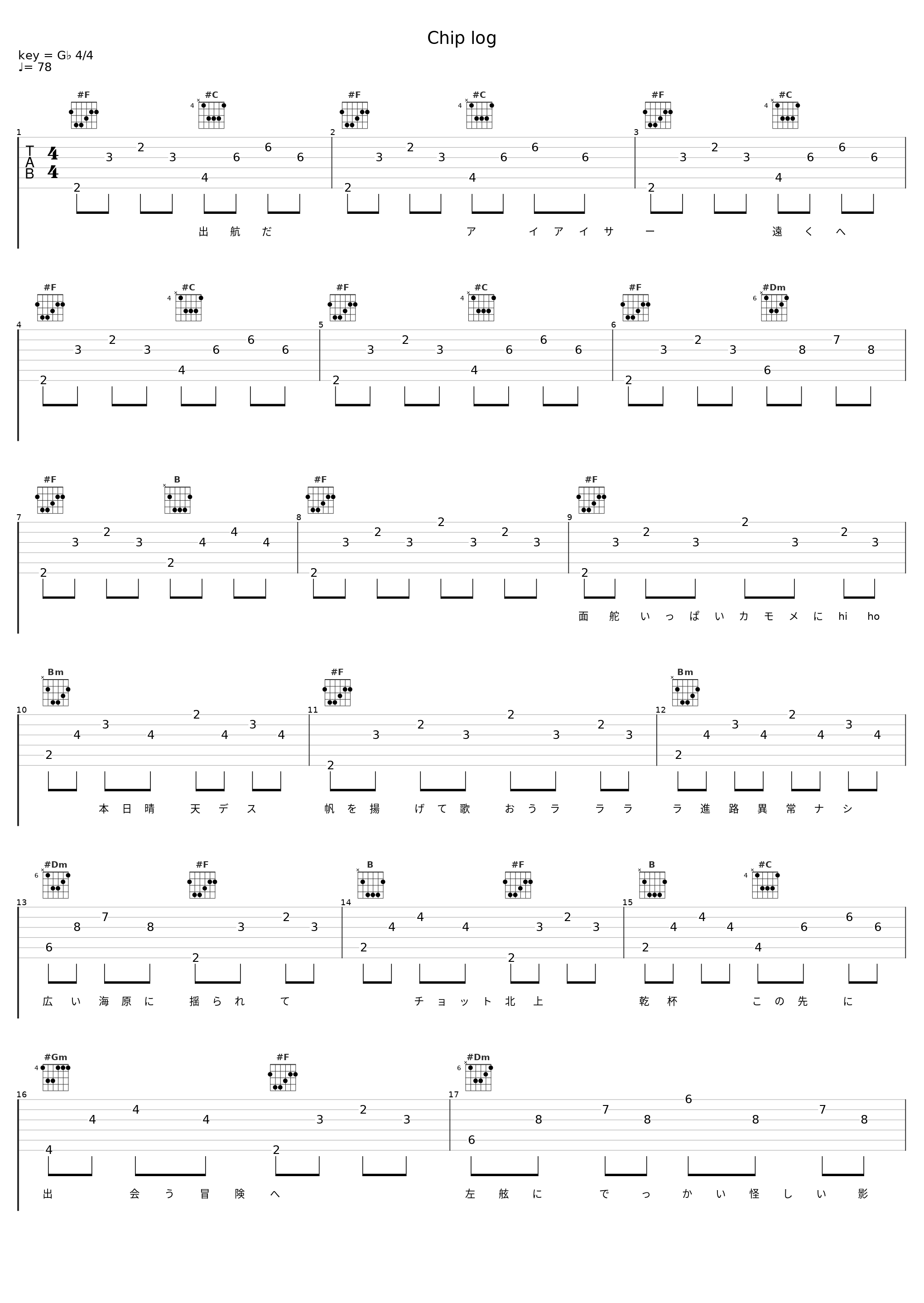 Chip log_TrySail_1