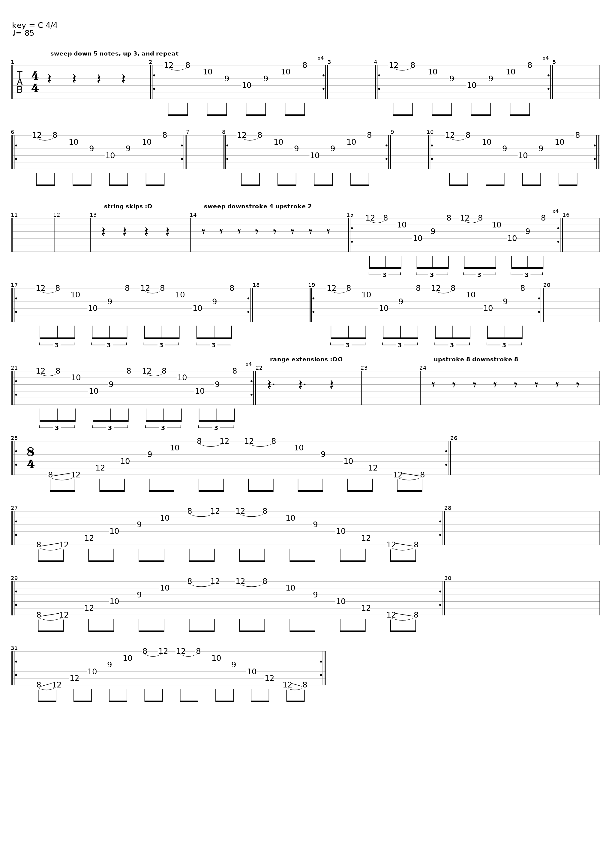 Sweep Picking Exercises_Me_1