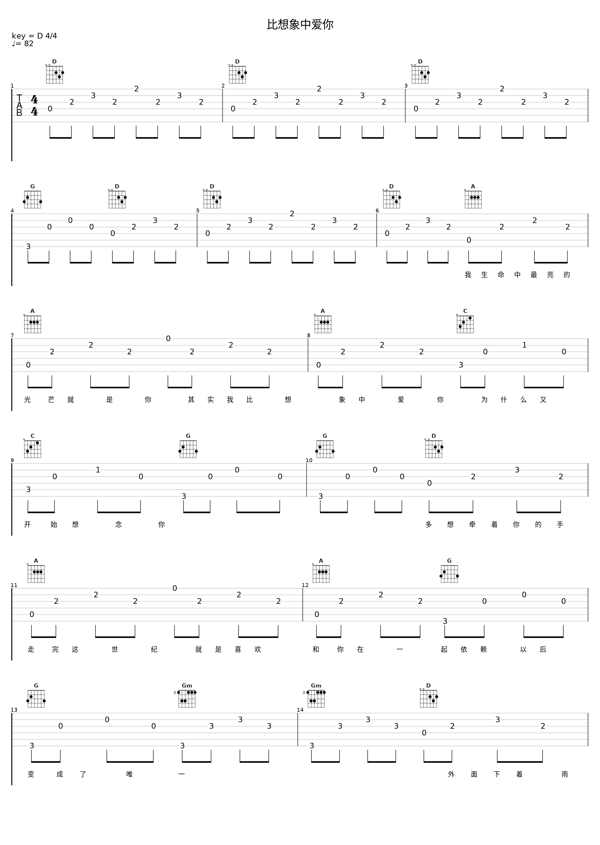 比想象中爱你_格子兮_1