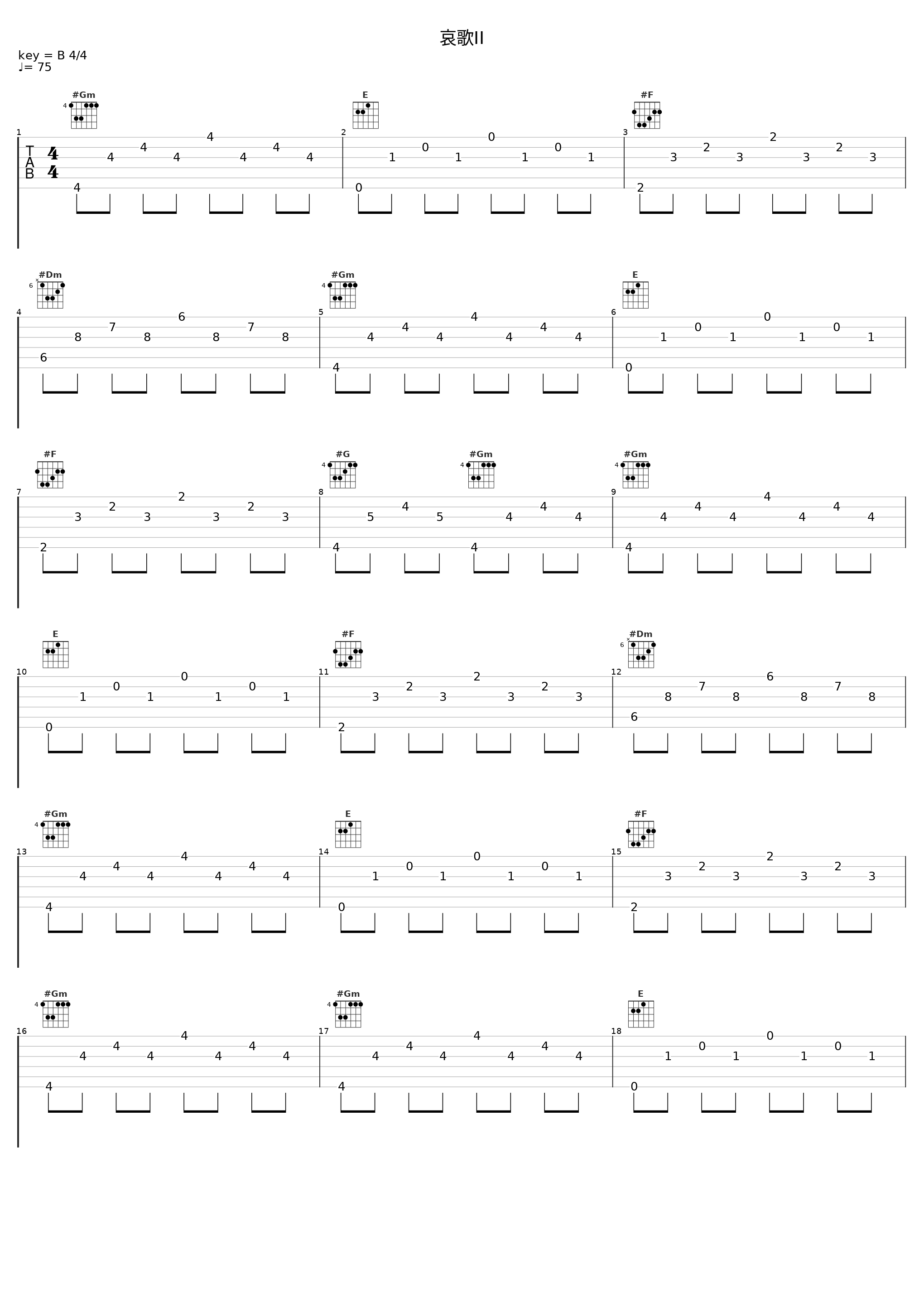 哀歌II_洛天依,言和_1