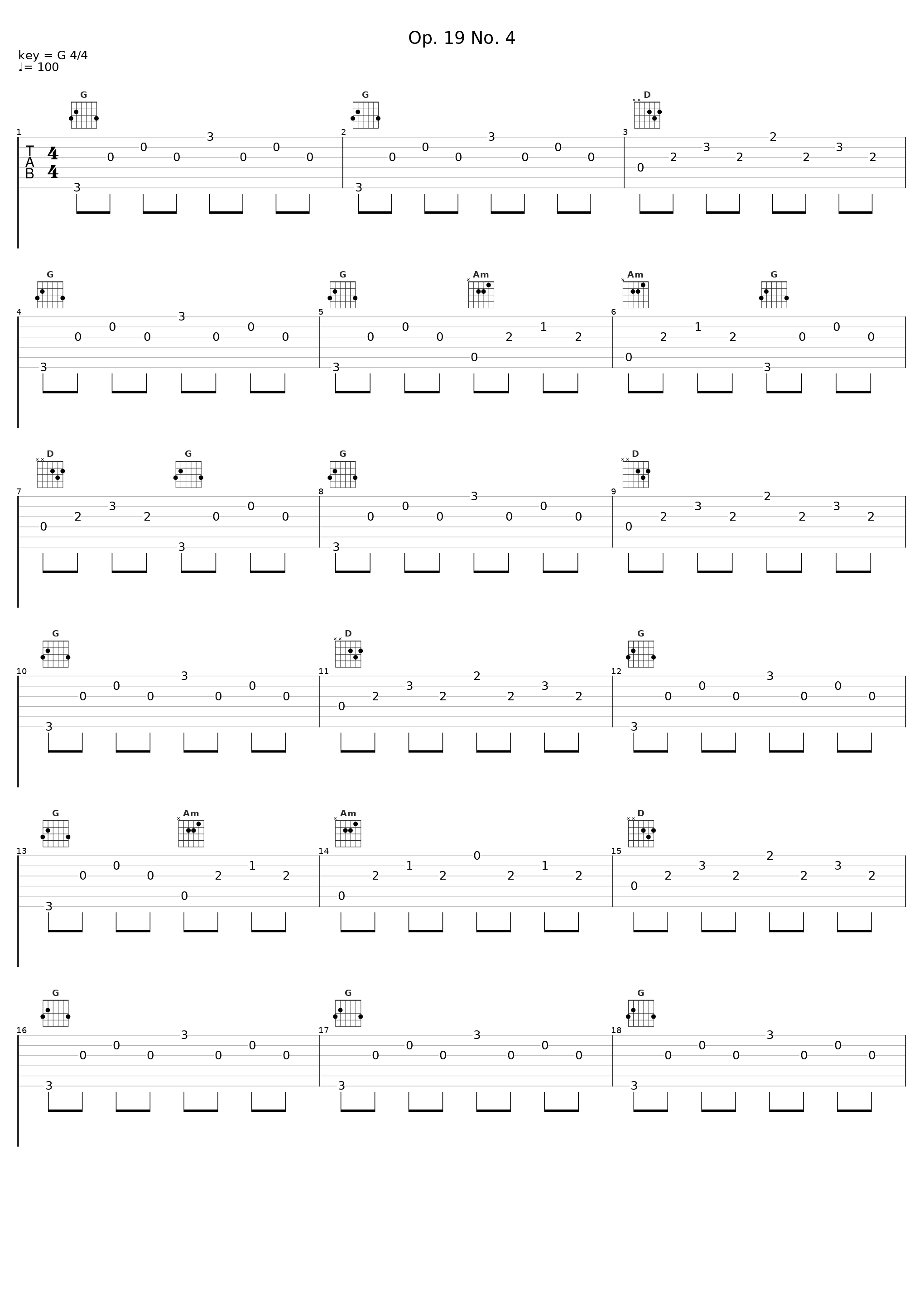 Op. 19 No. 4_Lawrence Johnson,Fernando Sor_1