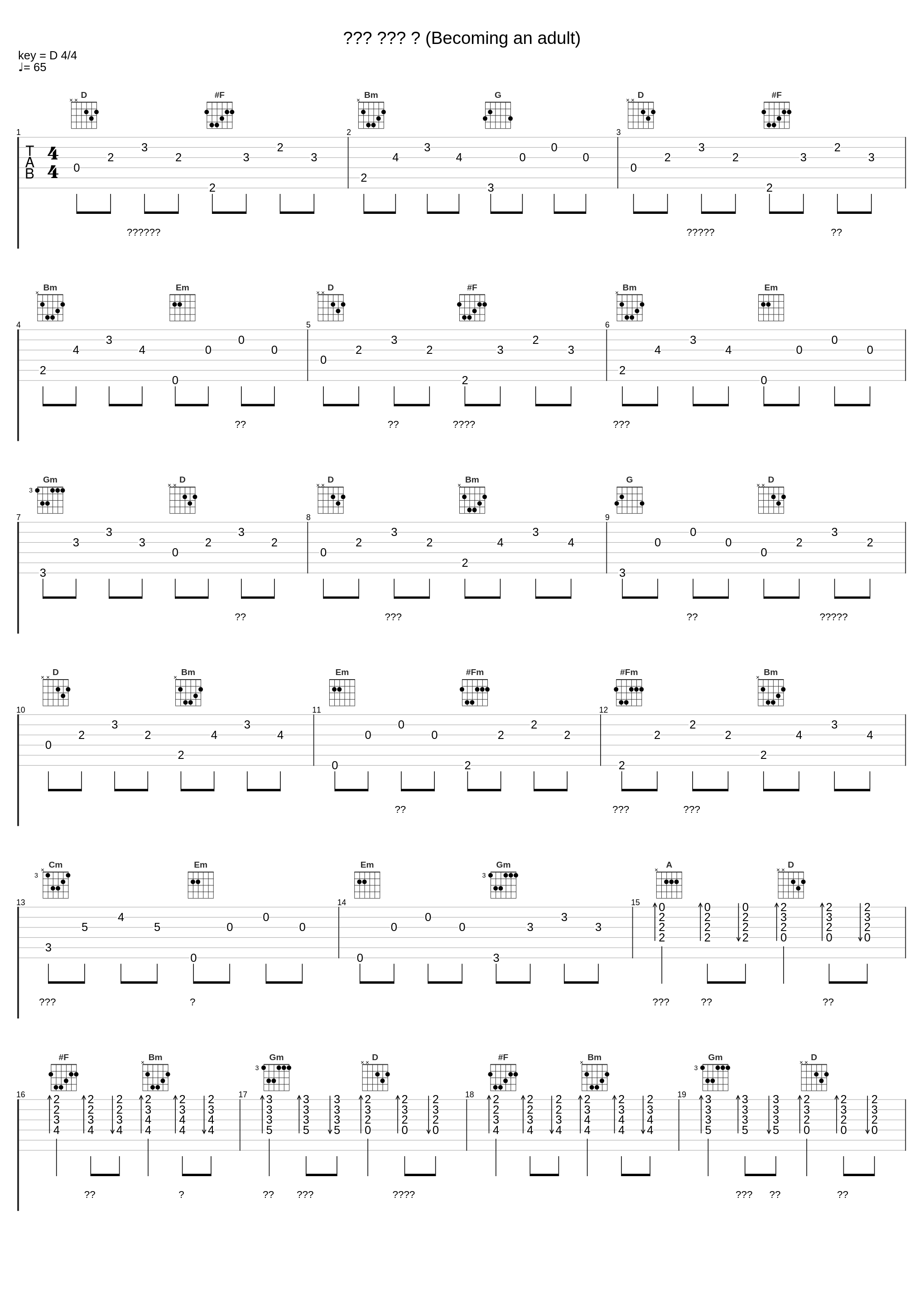 어른이 된다는 건 (Becoming an adult)_千硕满,蓝色大衣_1