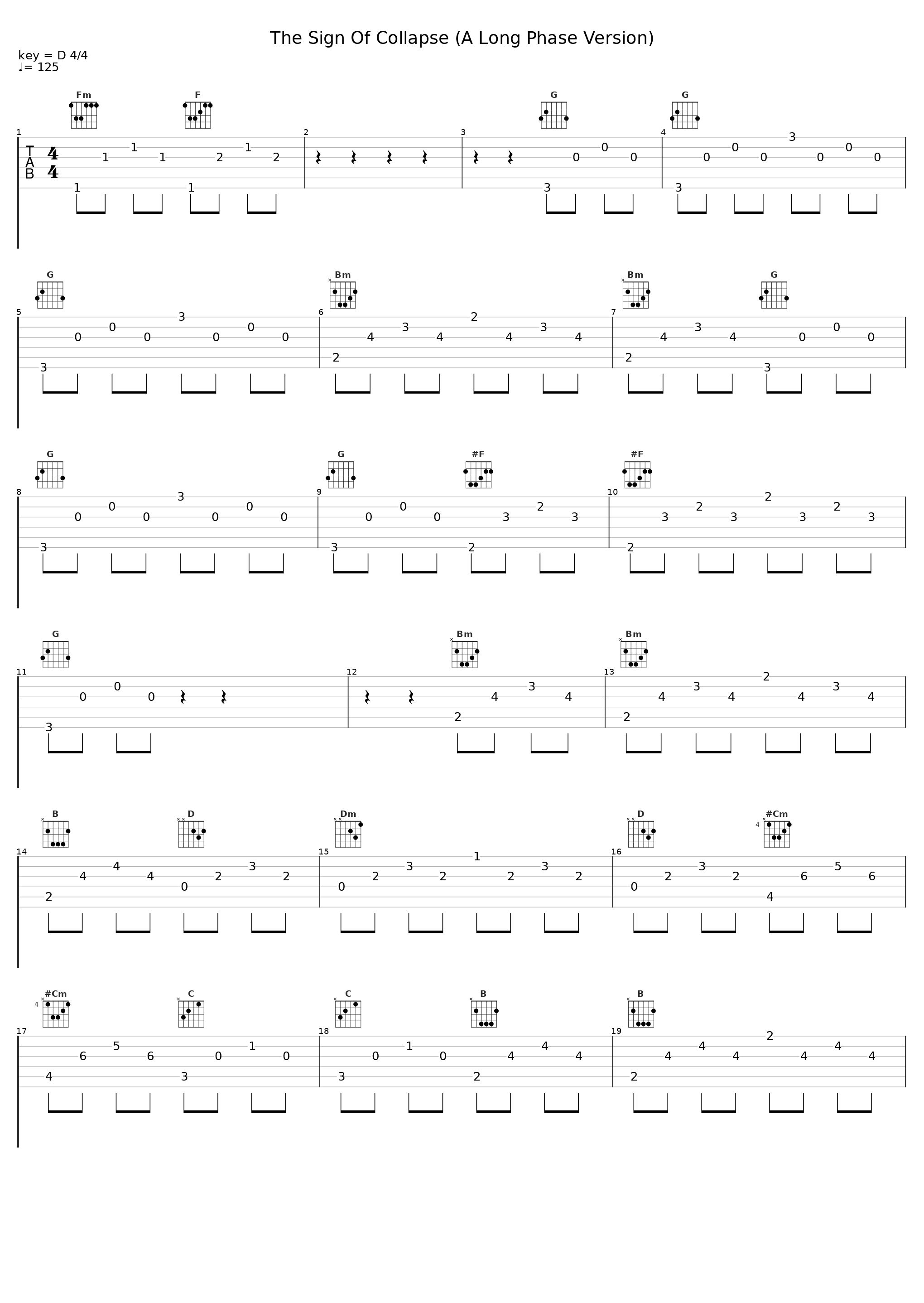 The Sign Of Collapse (A Long Phase Version)_AKINO_1