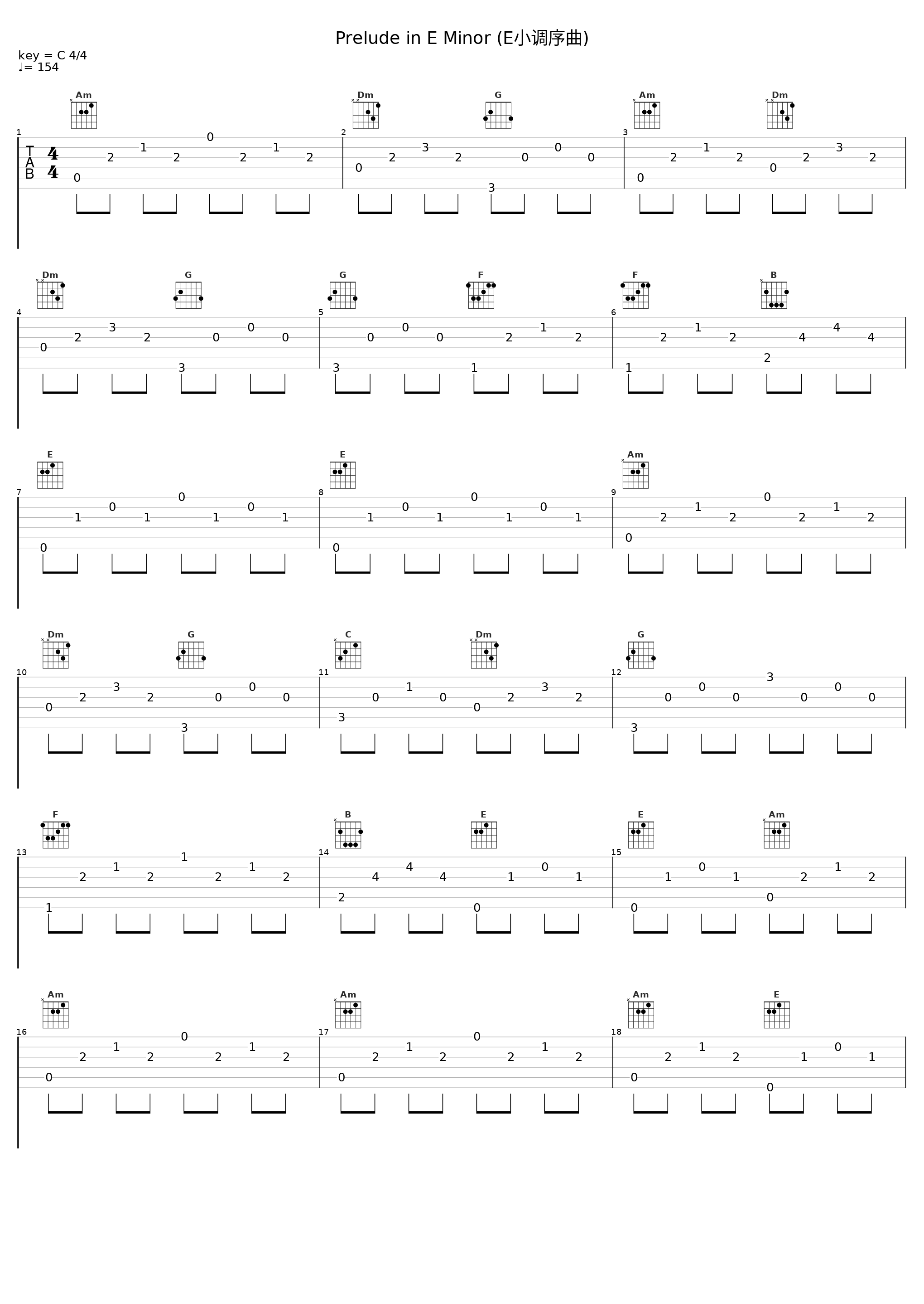 Prelude in E Minor (E小调序曲)_The Hit Co._1