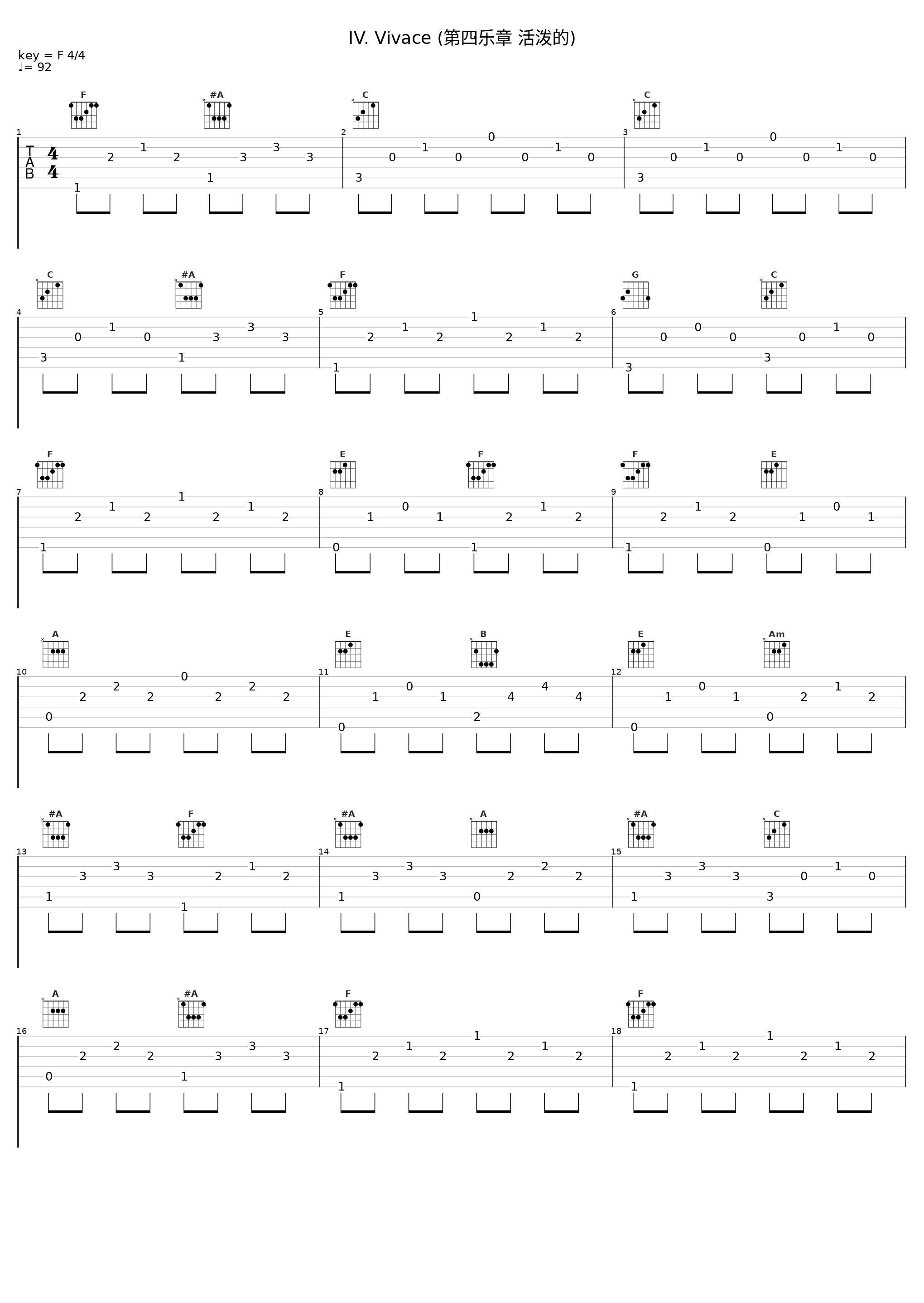 IV. Vivace (第四乐章 活泼的)_Alan Hacker,Jennifer Ward Clarke,Richard Burnett_1