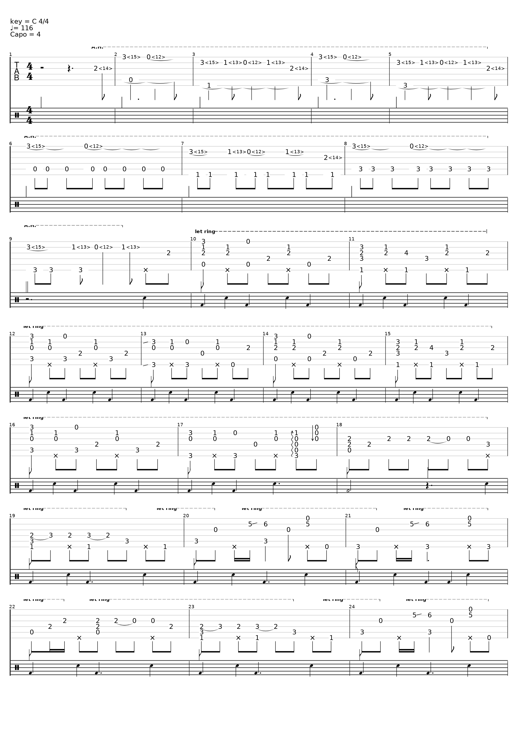 Crawling (fingerstyle)_Linkin Park_1