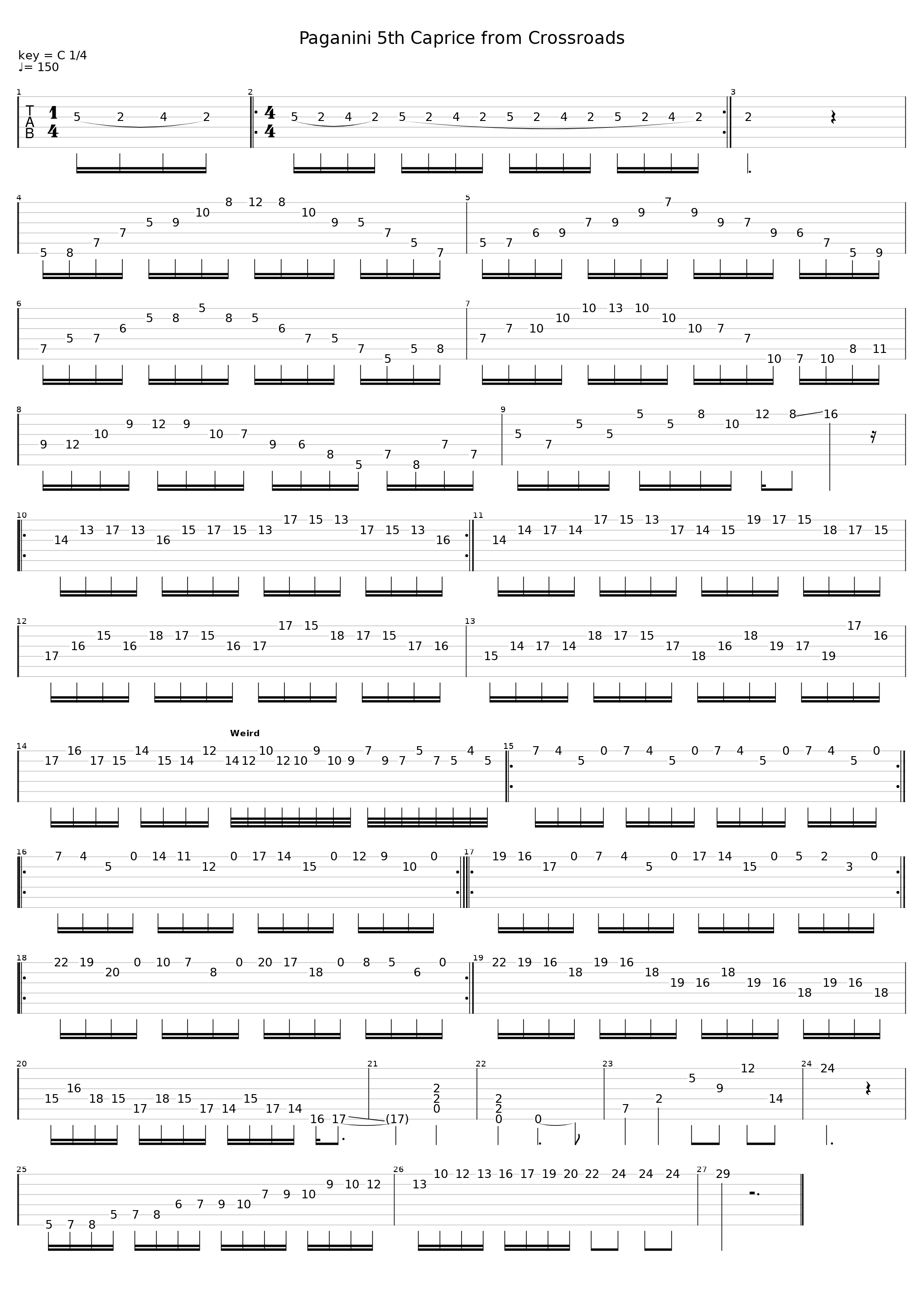 Paganini 5th caprice (Crossroads)_Steve Vai_1