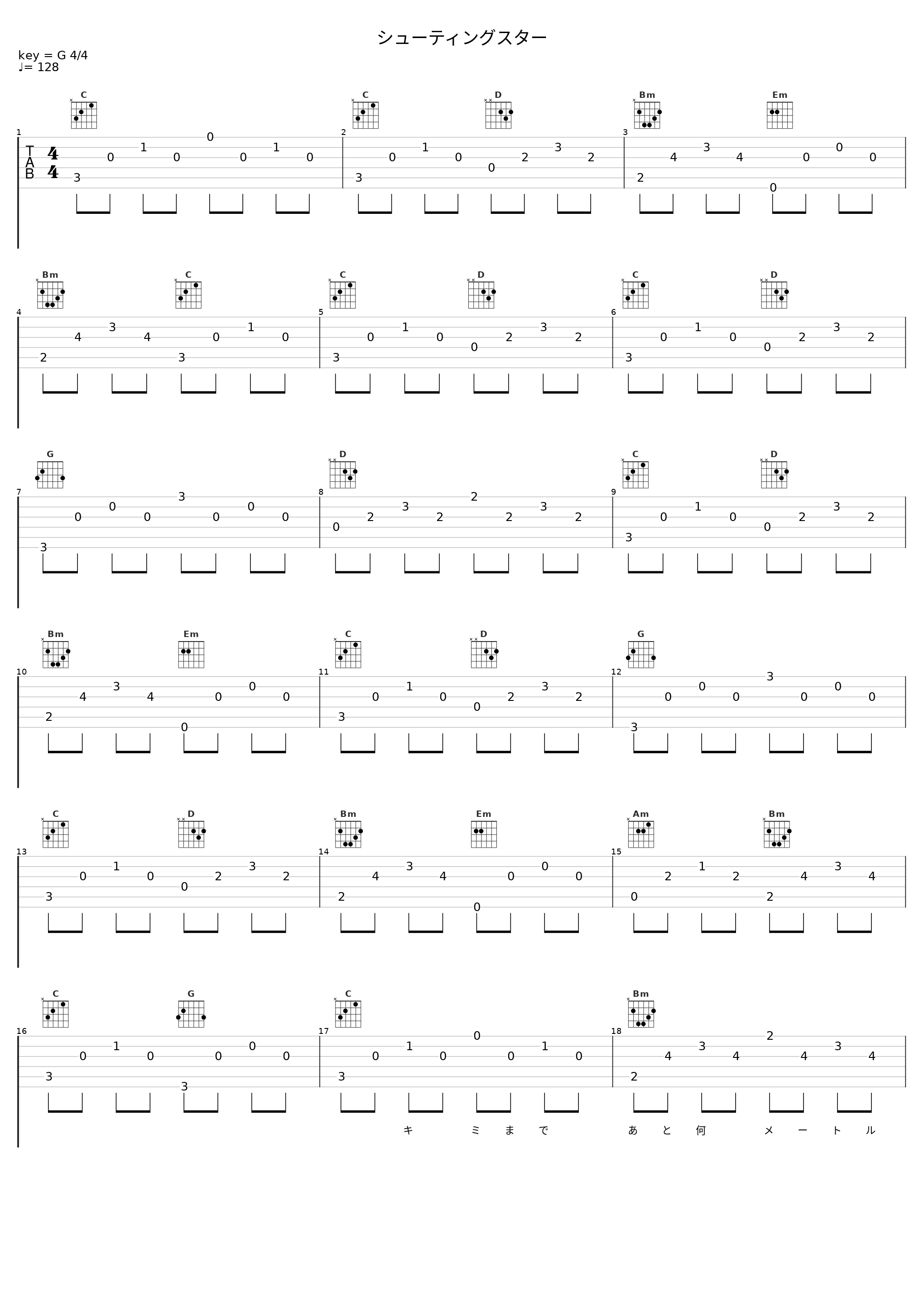 シューティングスター_八王子P,镜音铃,镜音连_1