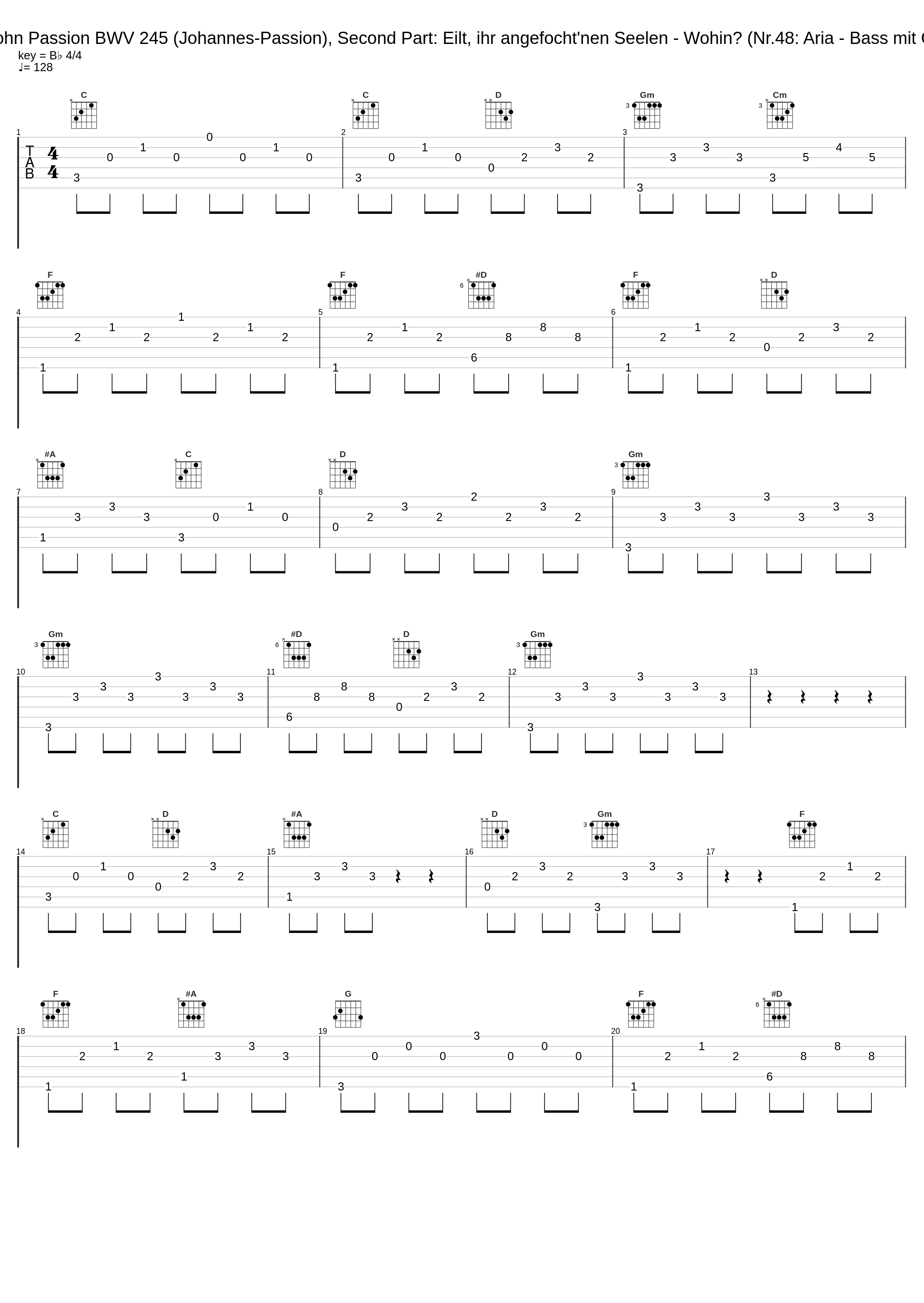 St. John Passion BWV 245 (Johannes-Passion), Second Part: Eilt, ihr angefocht'nen Seelen - Wohin? (Nr.48: Aria - Bass mit Chor)_Fritz Wunderlich,Josef Traxel,Dietrich Fischer-Dieskau,Lisa Otto_1