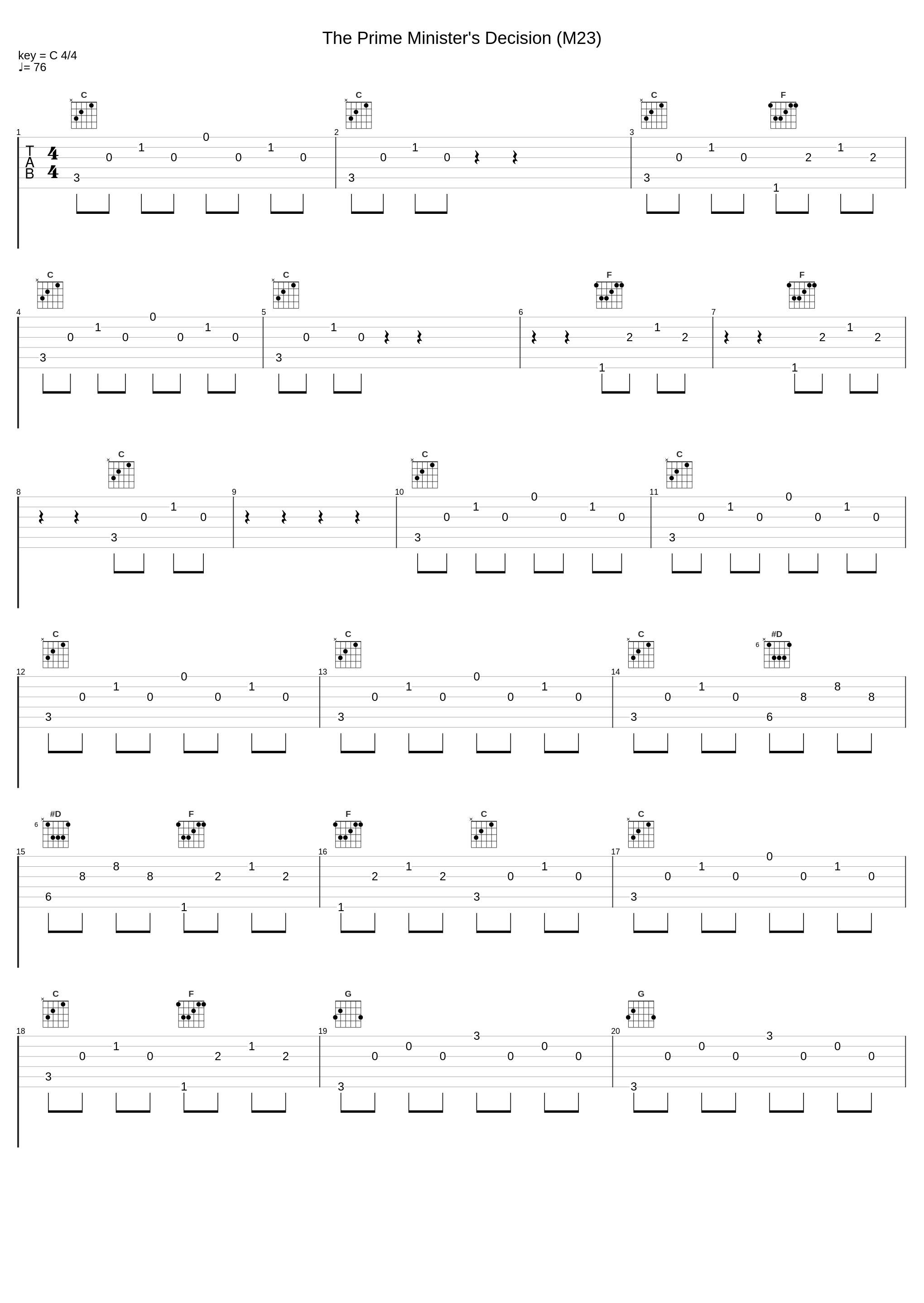 The Prime Minister's Decision (M23)_大岛满_1