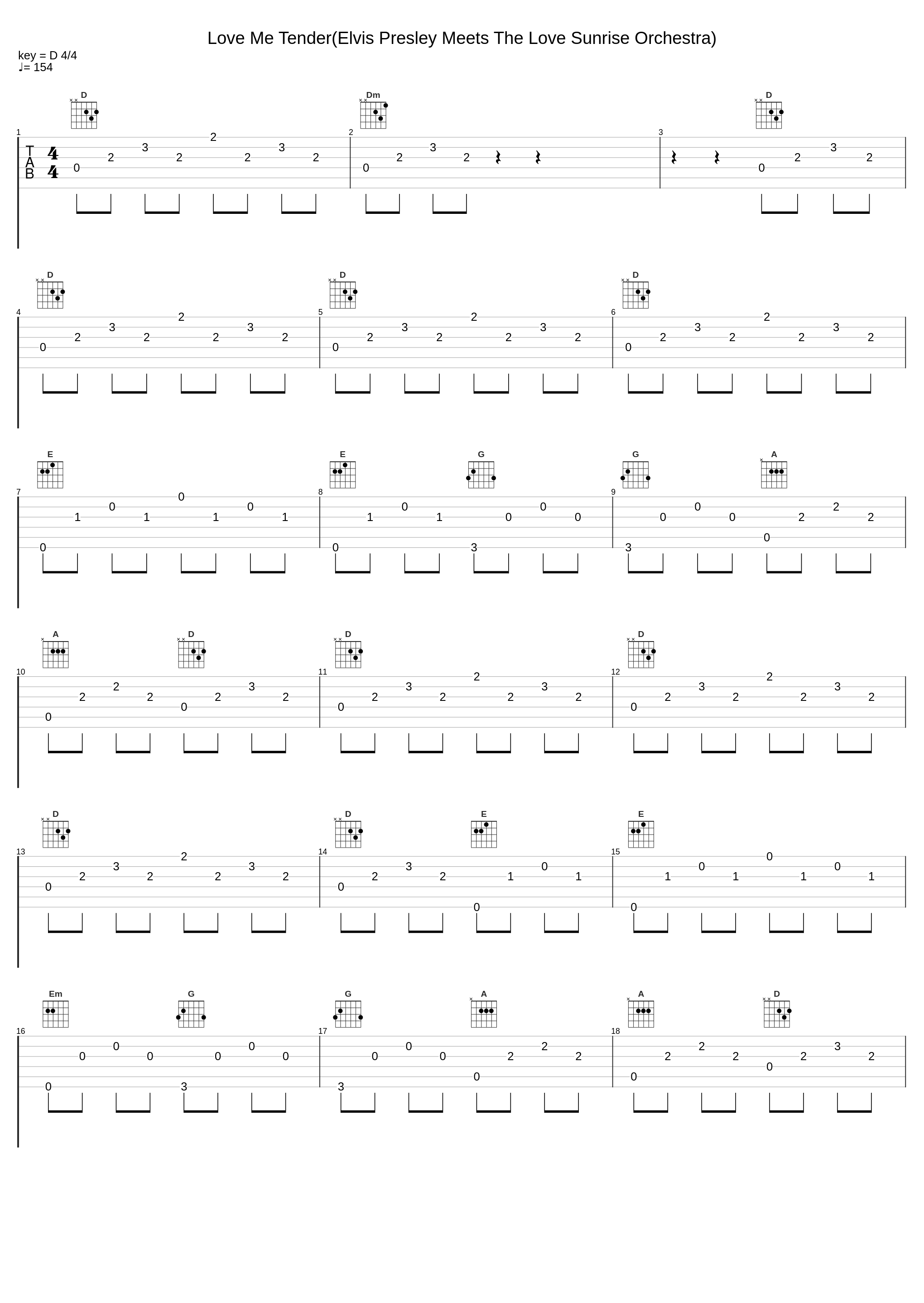 Love Me Tender(Elvis Presley Meets The Love Sunrise Orchestra)_Elvis Presley,The Love Sunrise Orchestra_1