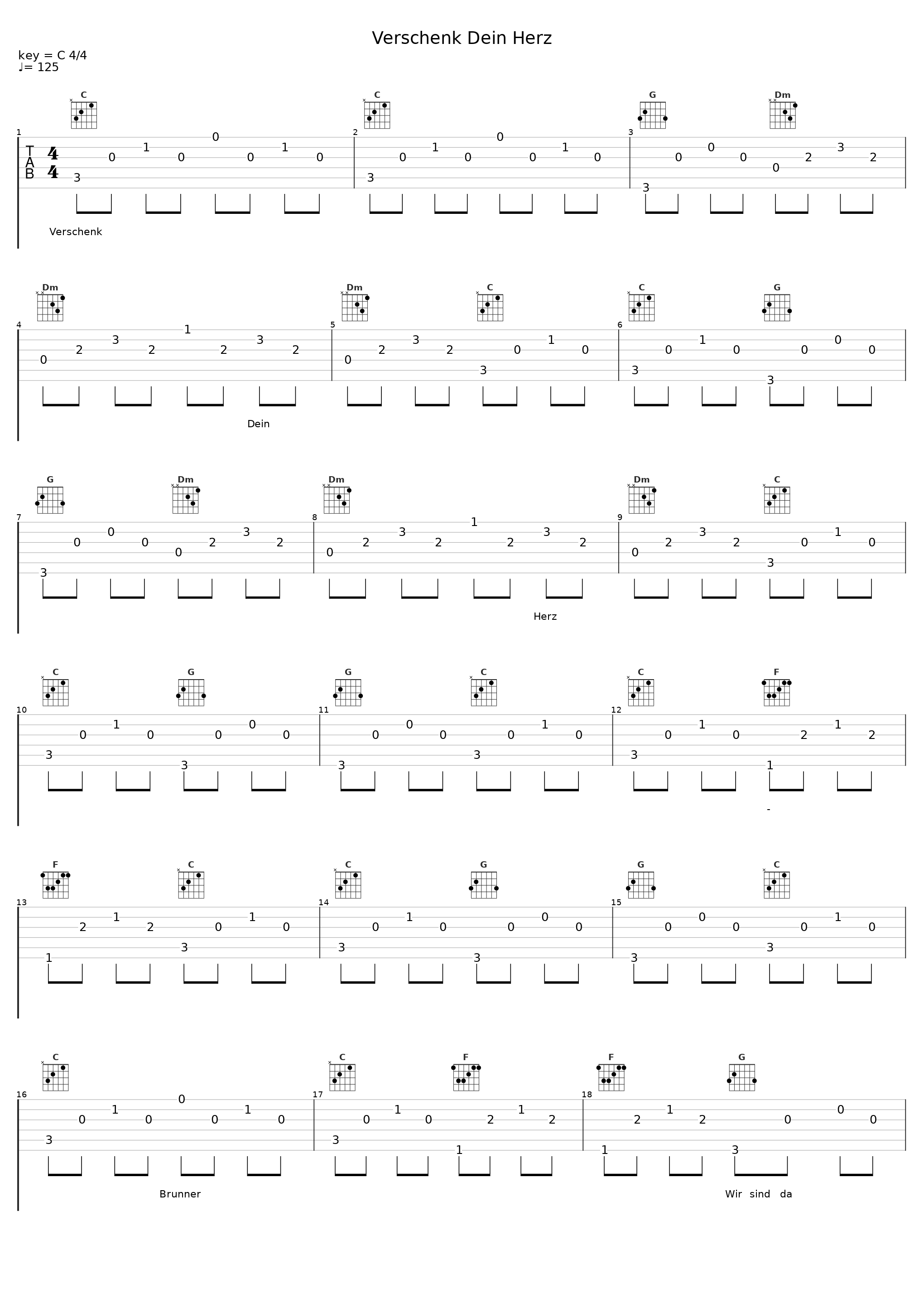 Verschenk Dein Herz_Brunner & Brunner_1