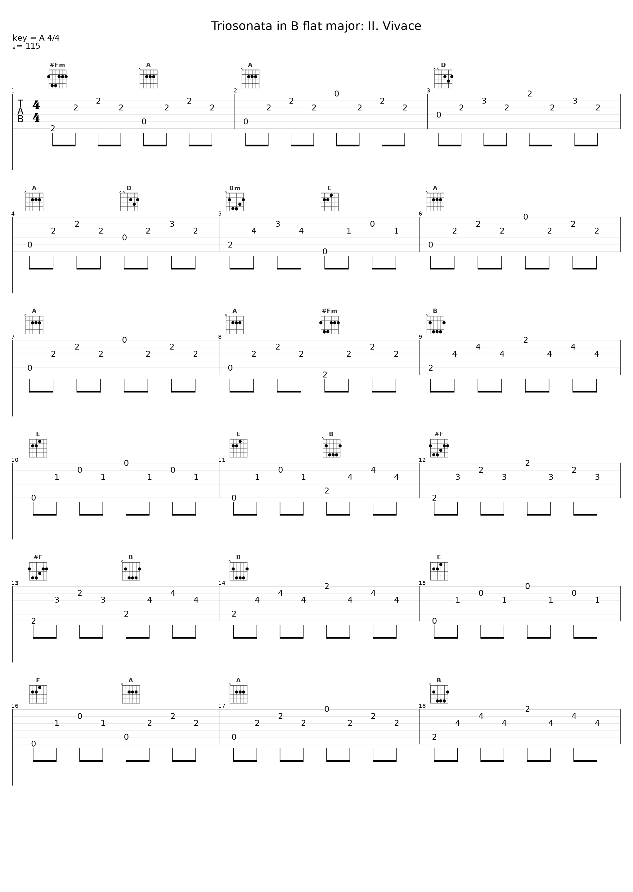 Triosonata in B flat major: II. Vivace_Florilegium,Telemann,Georg Philipp Telemann_1