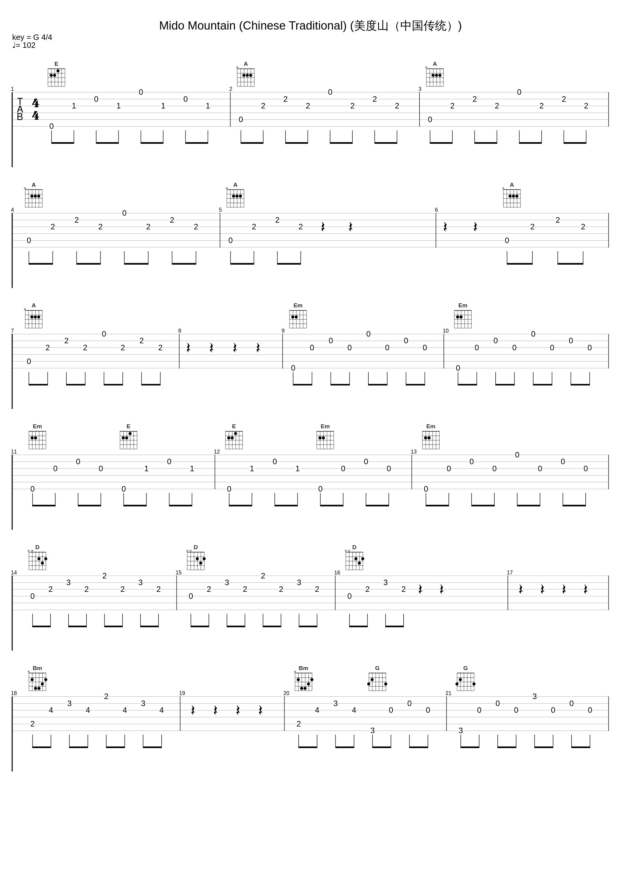 Mido Mountain (Chinese Traditional) (美度山（中国传统）)_The Silk Road Ensemble,马友友_1