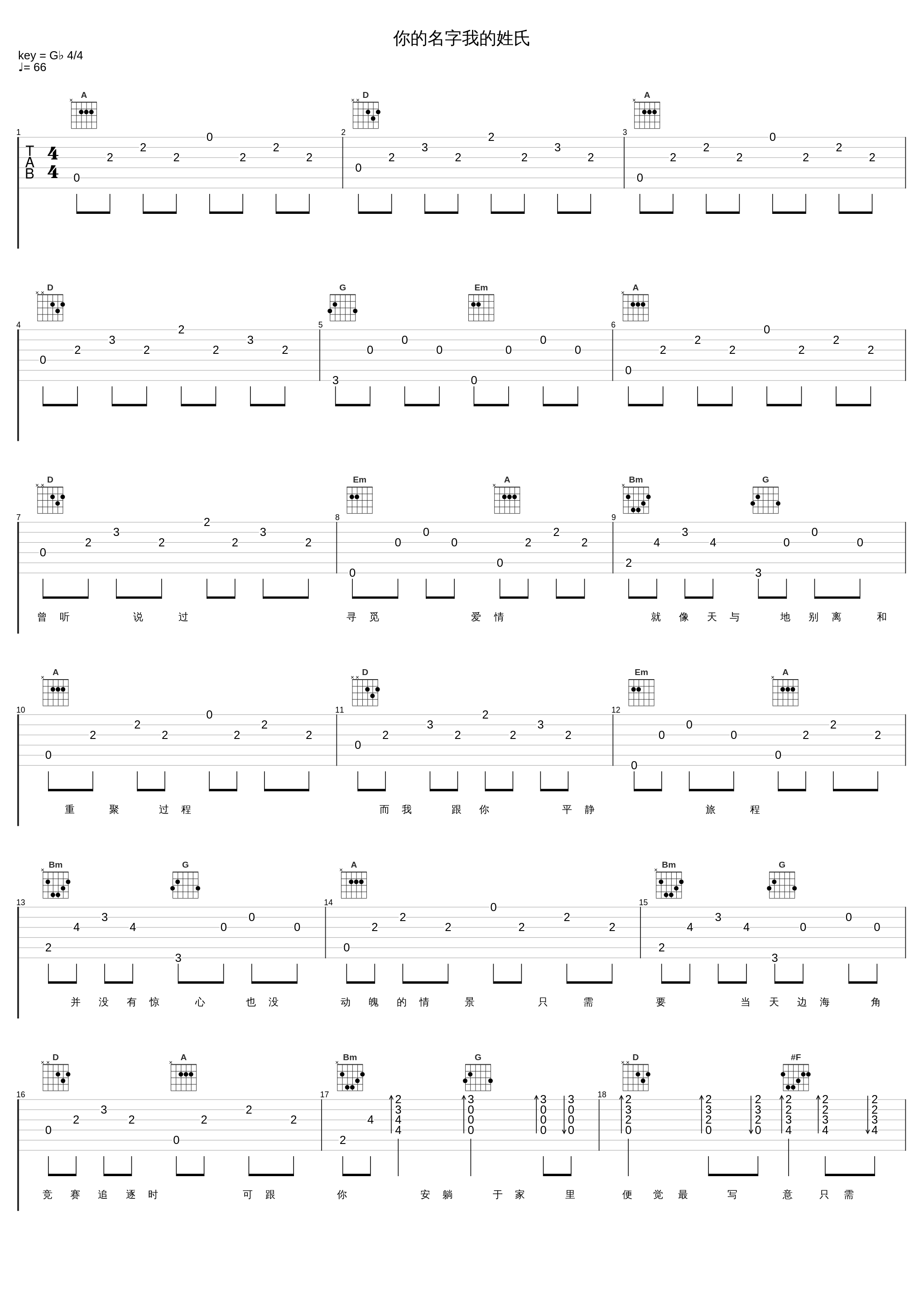 你的名字我的姓氏_张学友_1