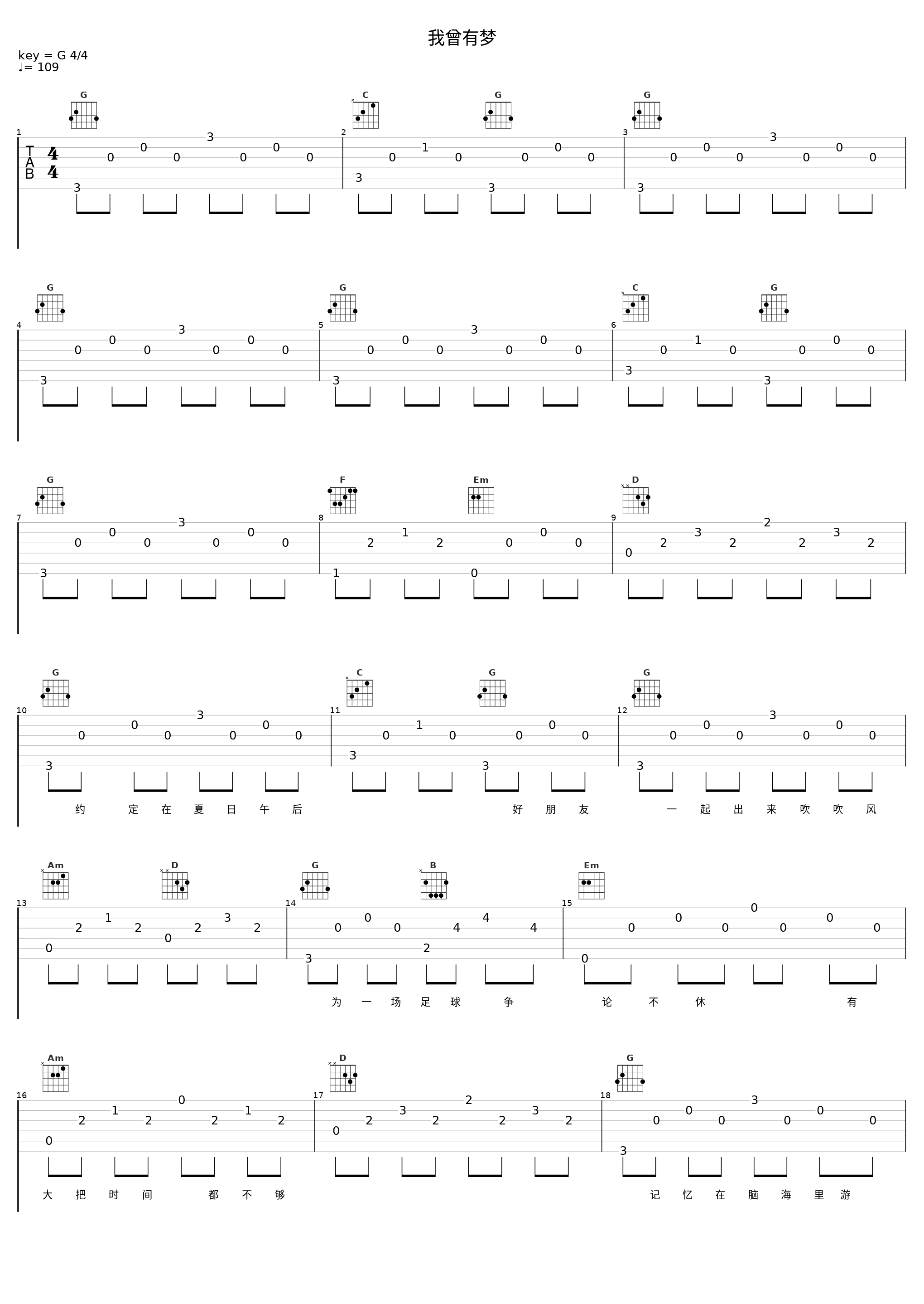 我曾有梦_迪克牛仔_1