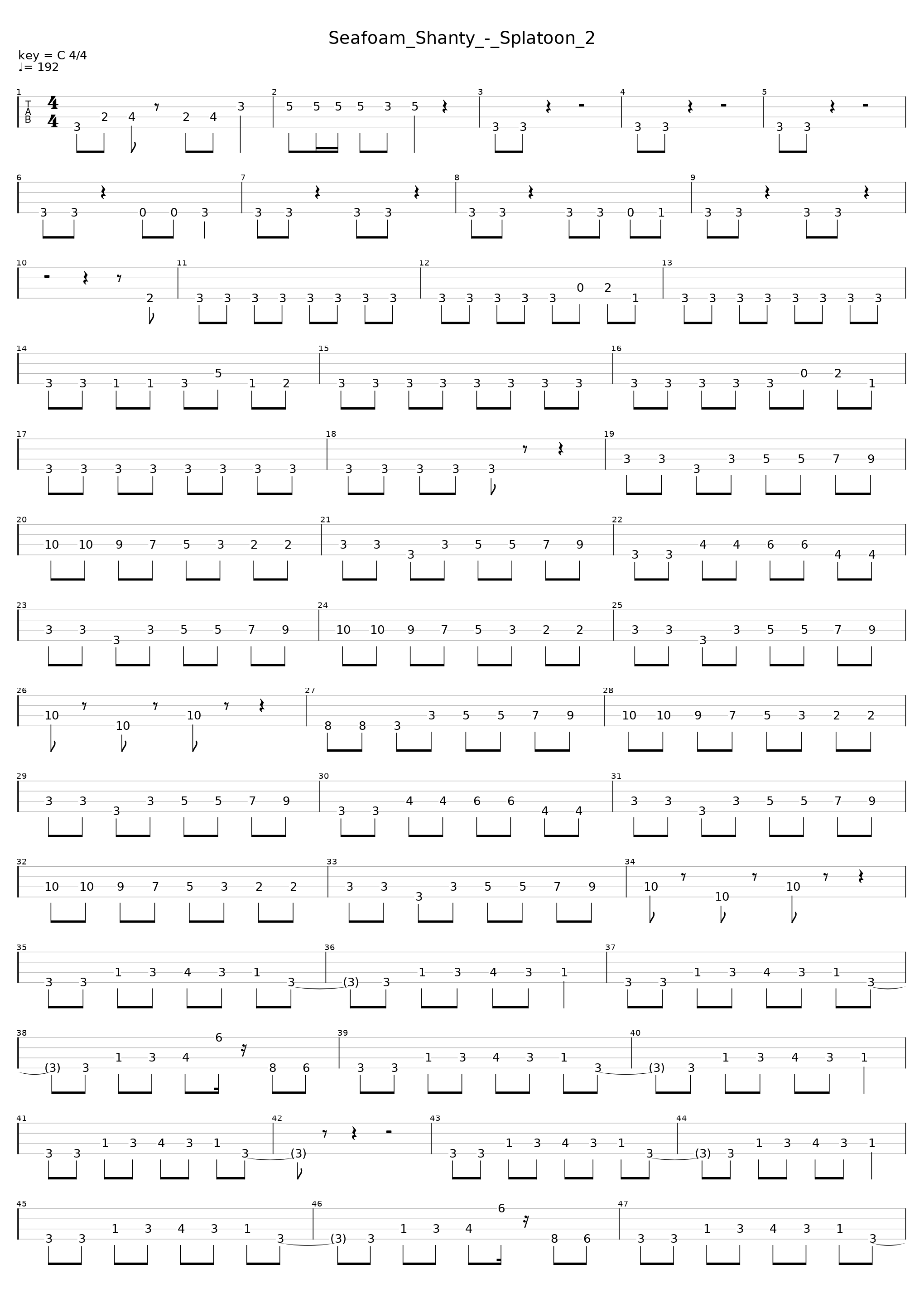 Seafoam Shanty - Splatoon 2_Bottom Feeders_1