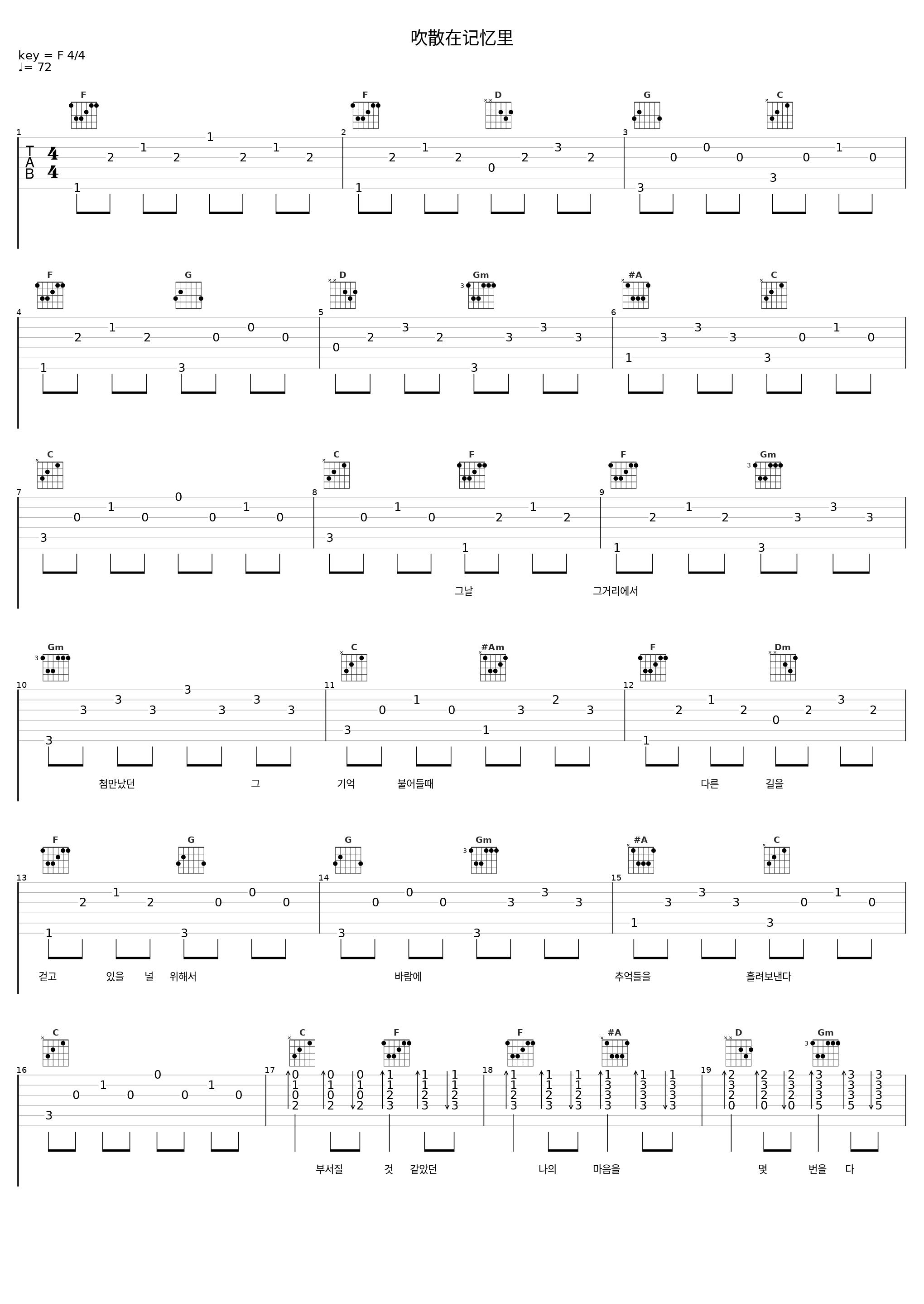 吹散在记忆里_金桢勋_1