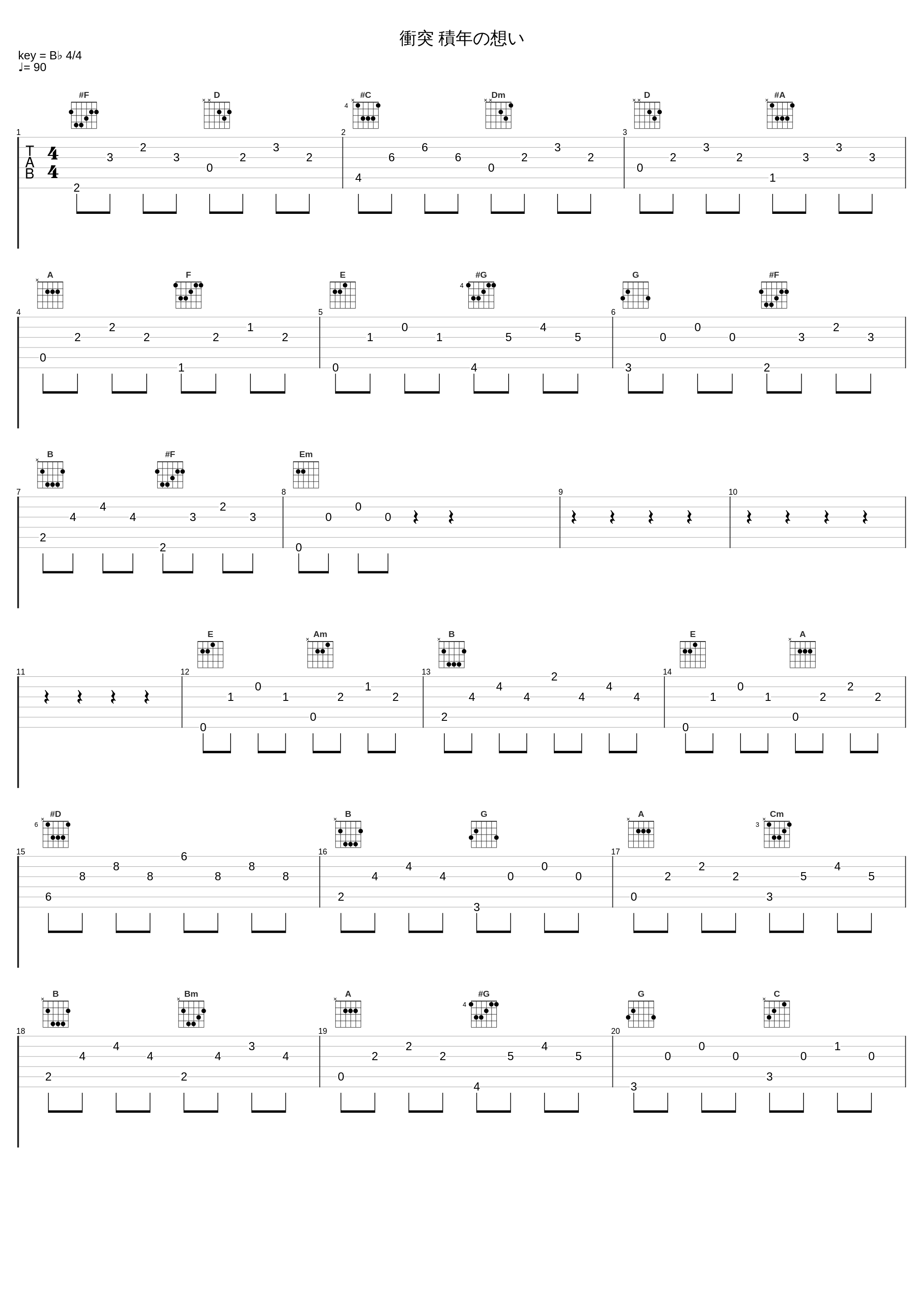 衝突 積年の想い_大岛满_1