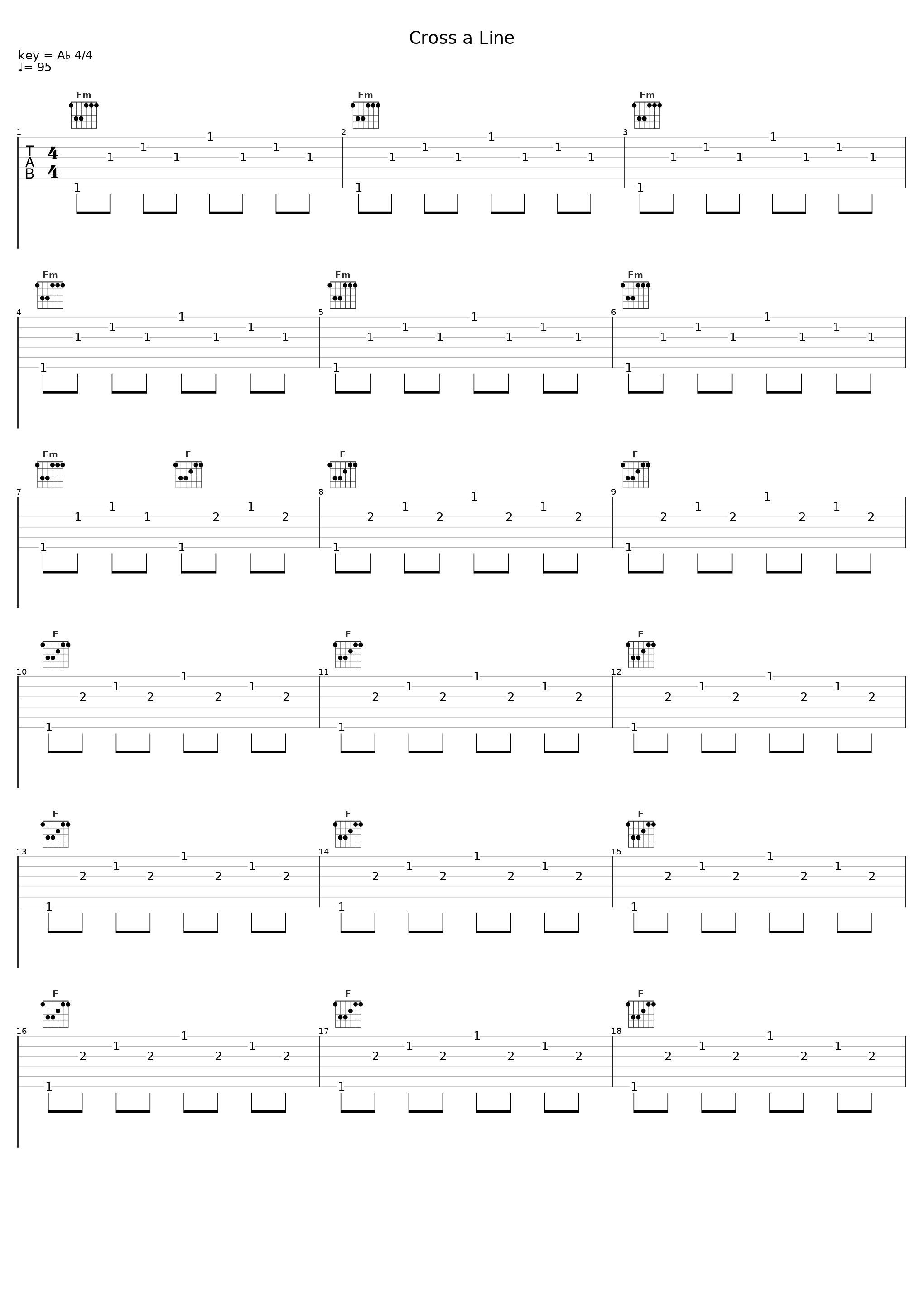 Cross a Line_横山克_1