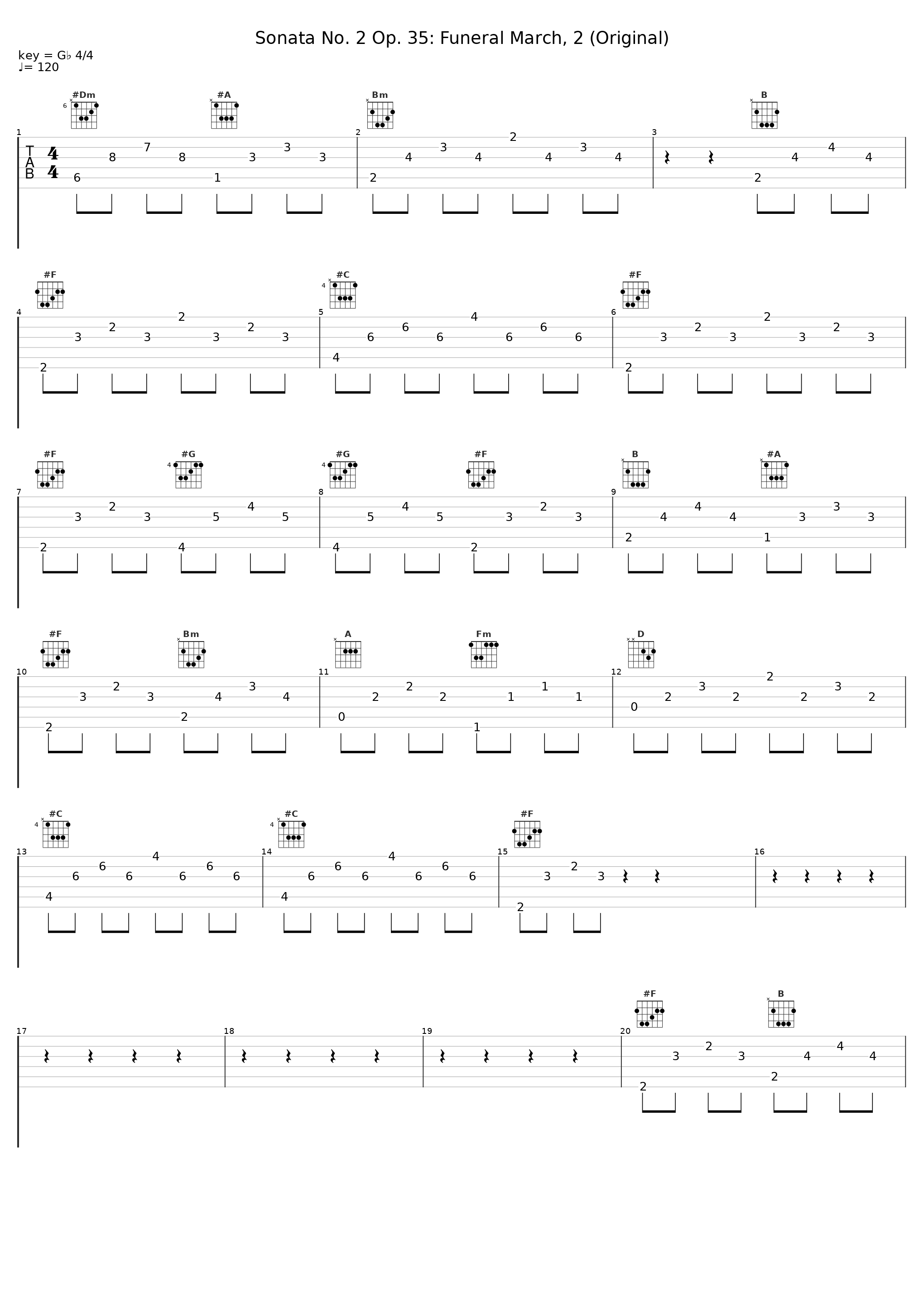 Sonata No. 2 Op. 35: Funeral March, 2 (Original)_Frédéric Chopin,Sergei Rachmaninoff_1