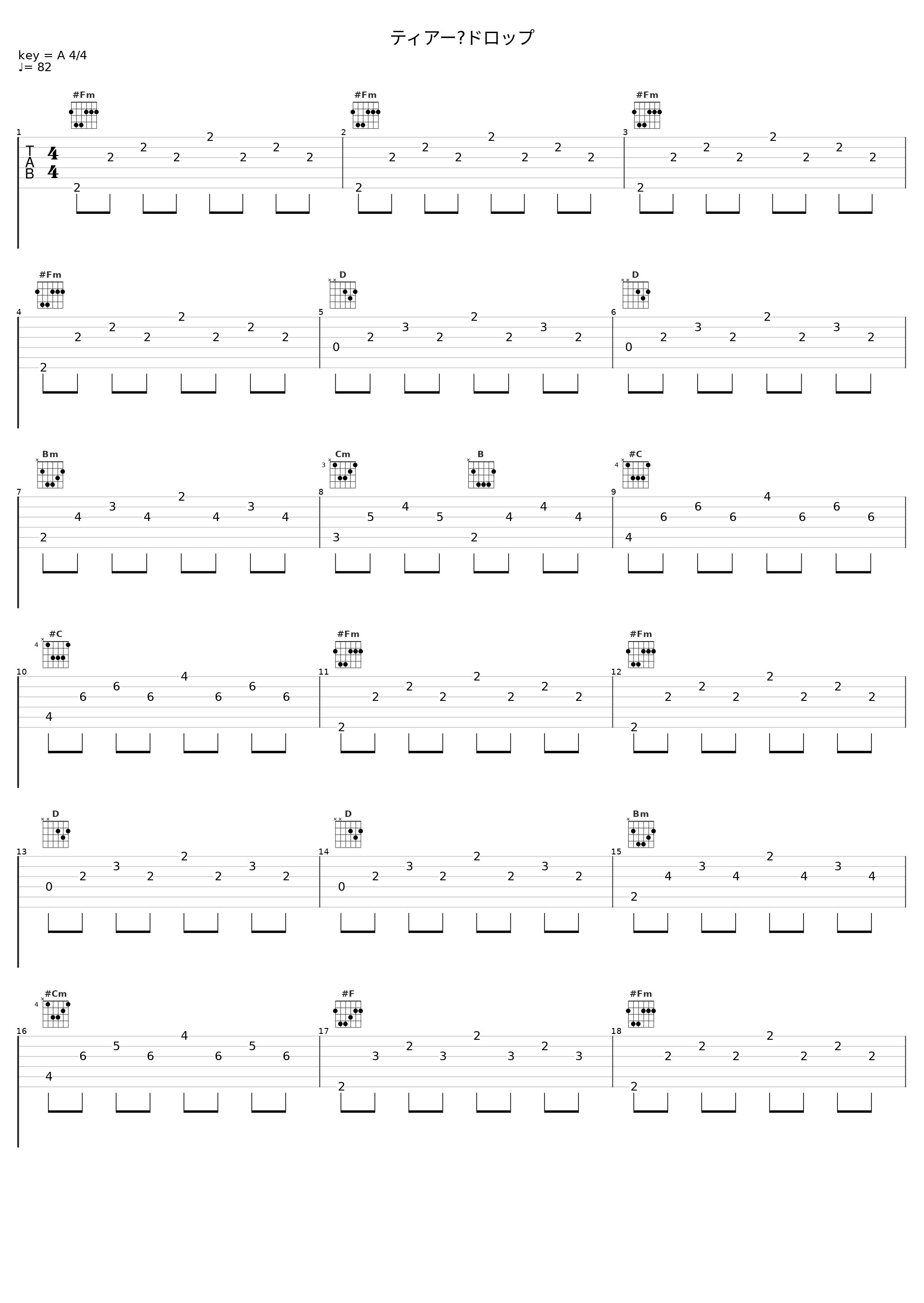 ティアー?ドロップ_Project,ZONE_1