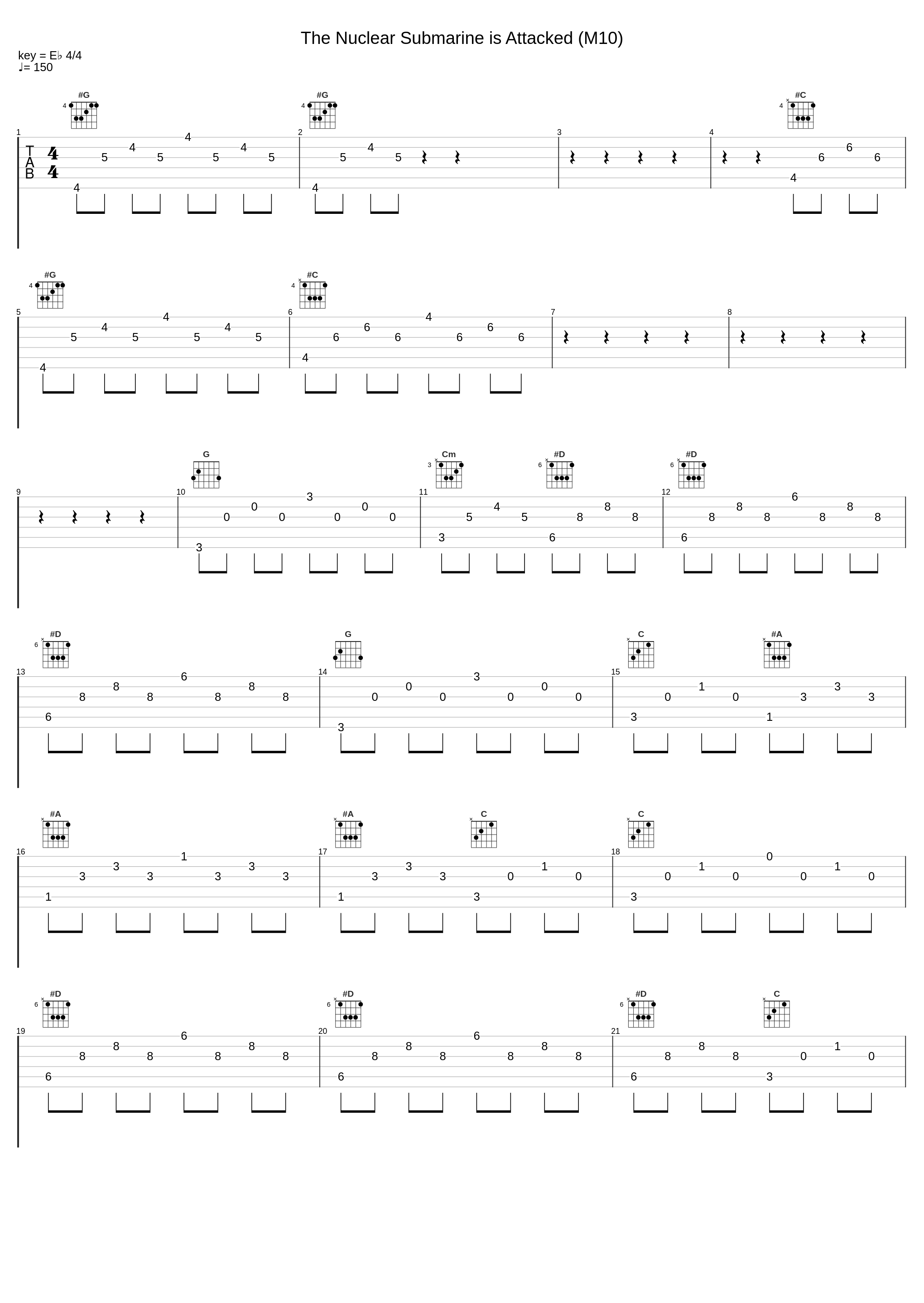 The Nuclear Submarine is Attacked (M10)_大岛满_1