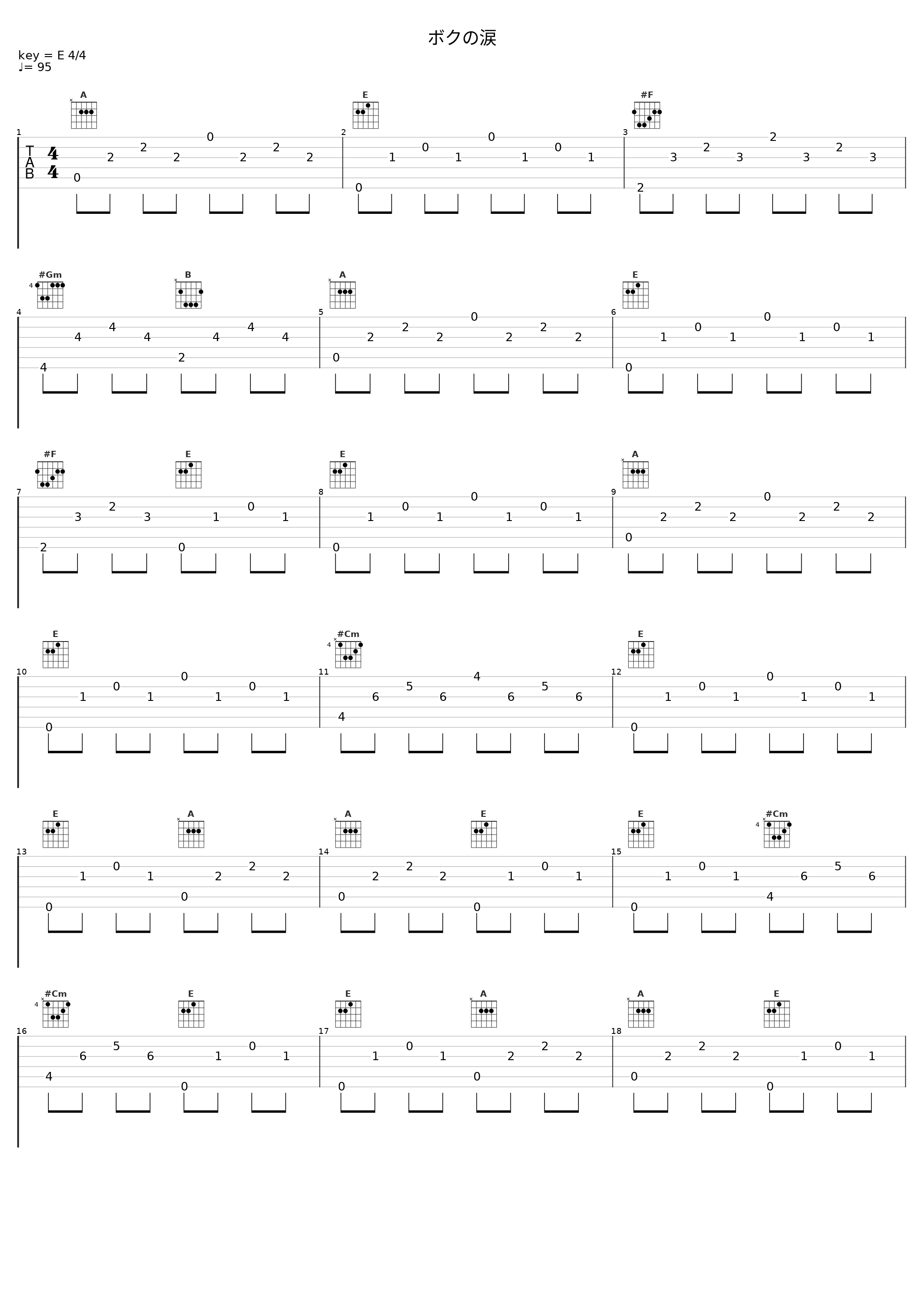 ボクの涙_GIN,시온_1