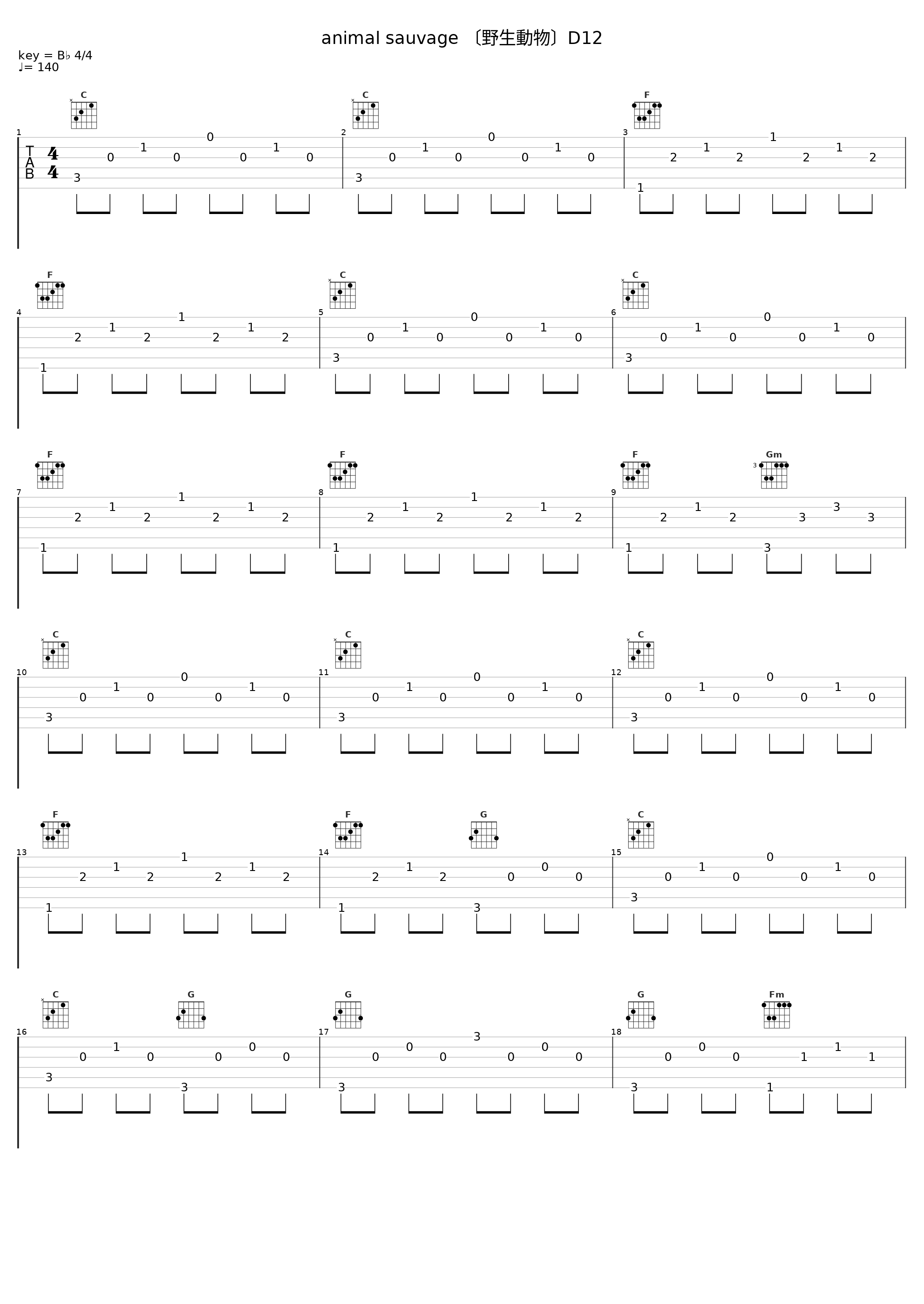 animal sauvage 〔野生動物〕D12_光宗信吉_1