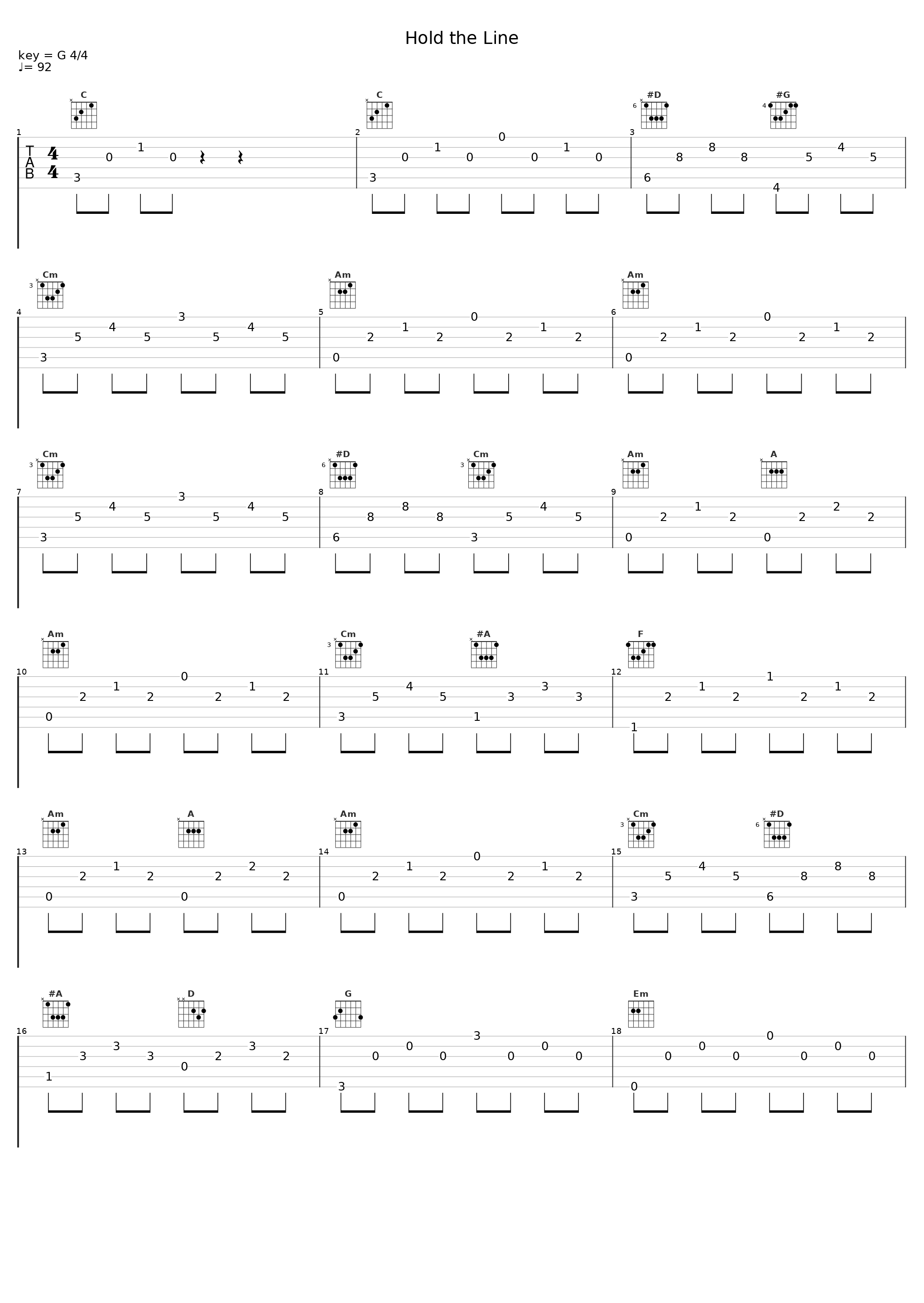 Hold the Line_TRF_1