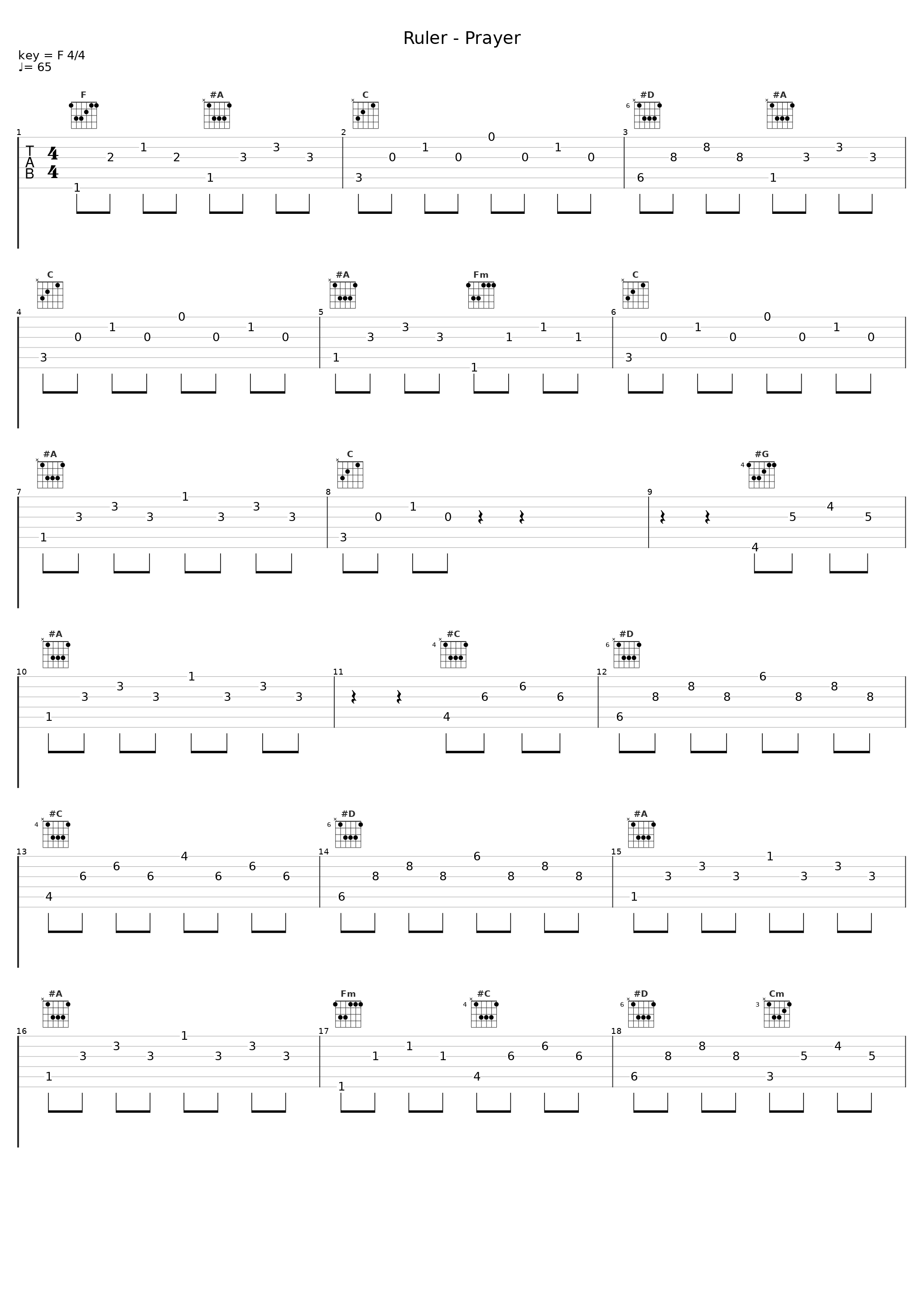 Ruler - Prayer_横山克_1