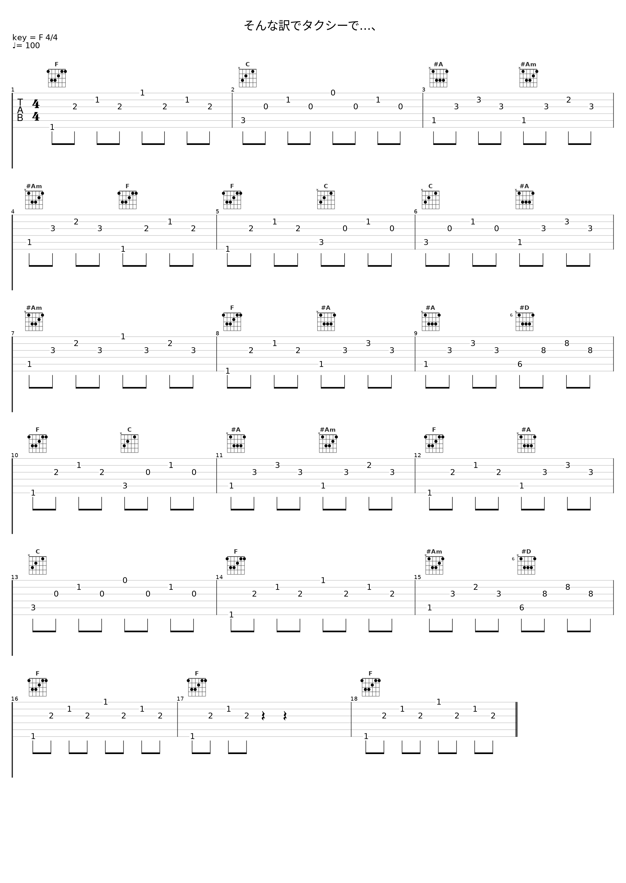 そんな訳でタクシーで…、_サウンドトラック_1