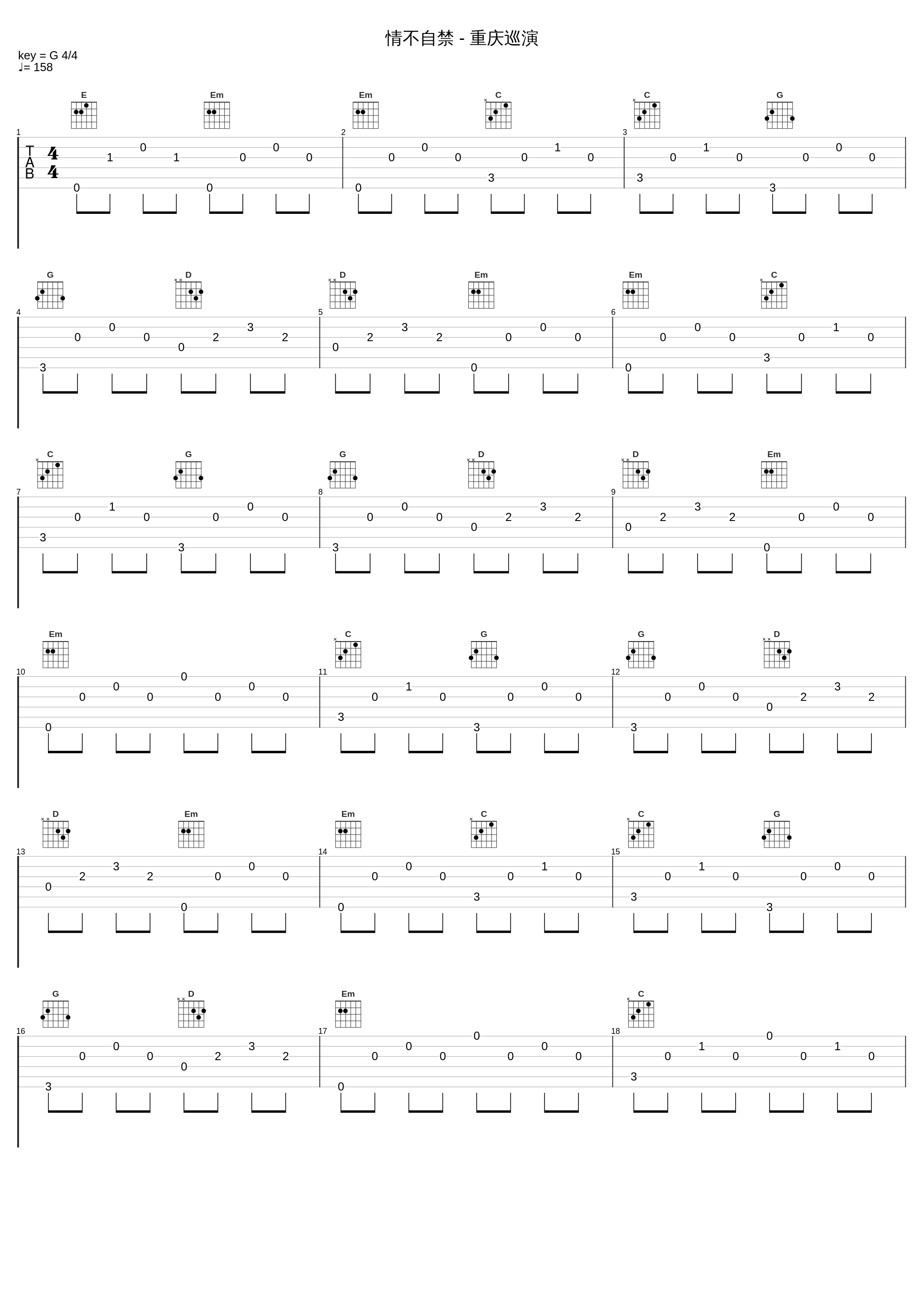 情不自禁 - 重庆巡演_张玮_1