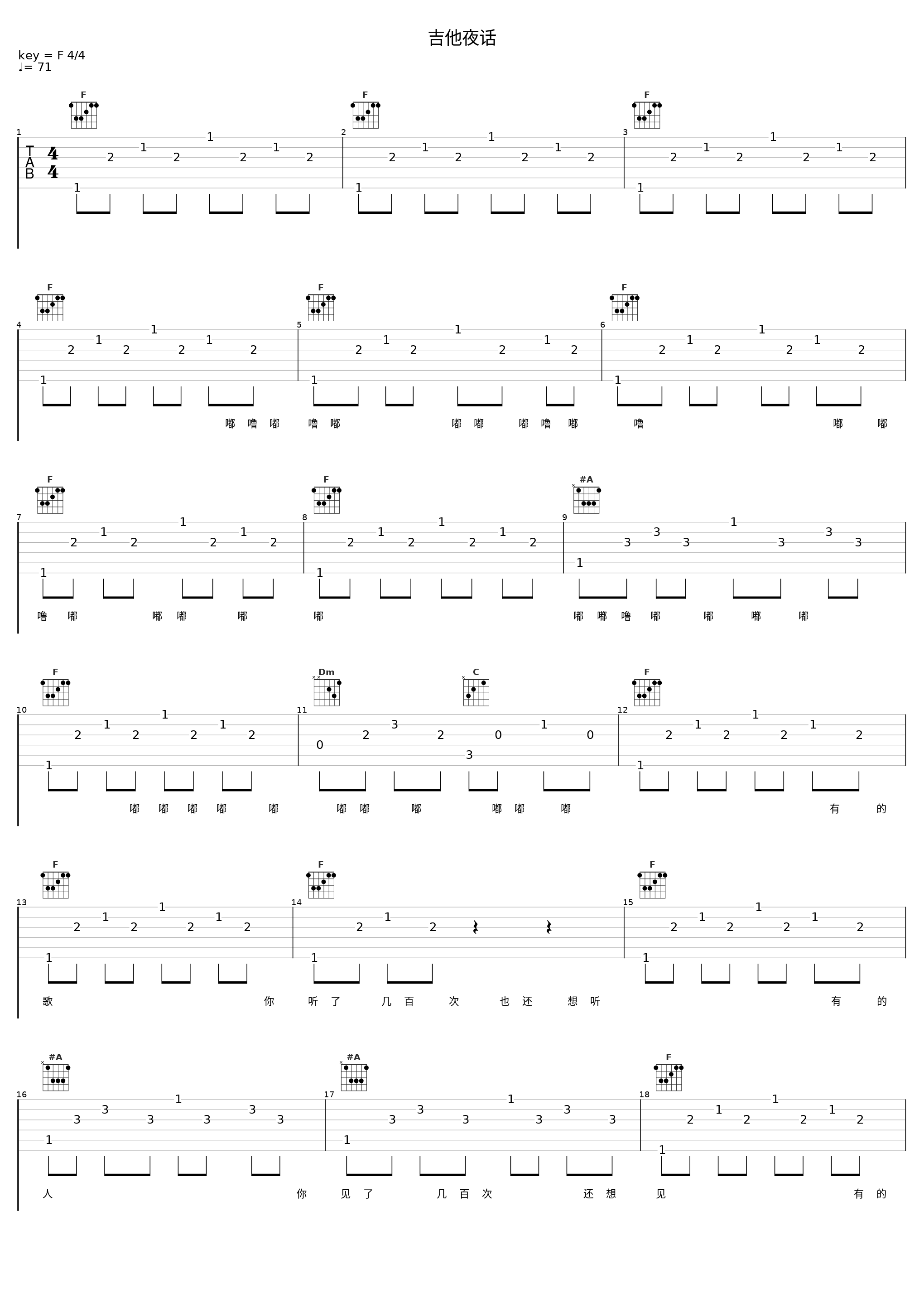 吉他夜话_刘欢_1