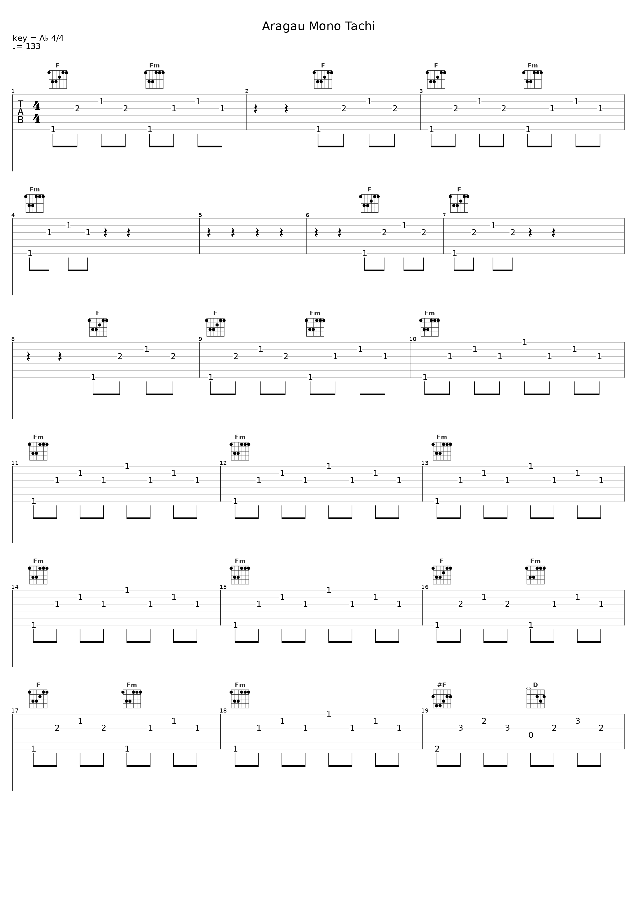 Aragau Mono Tachi_池赖广_1