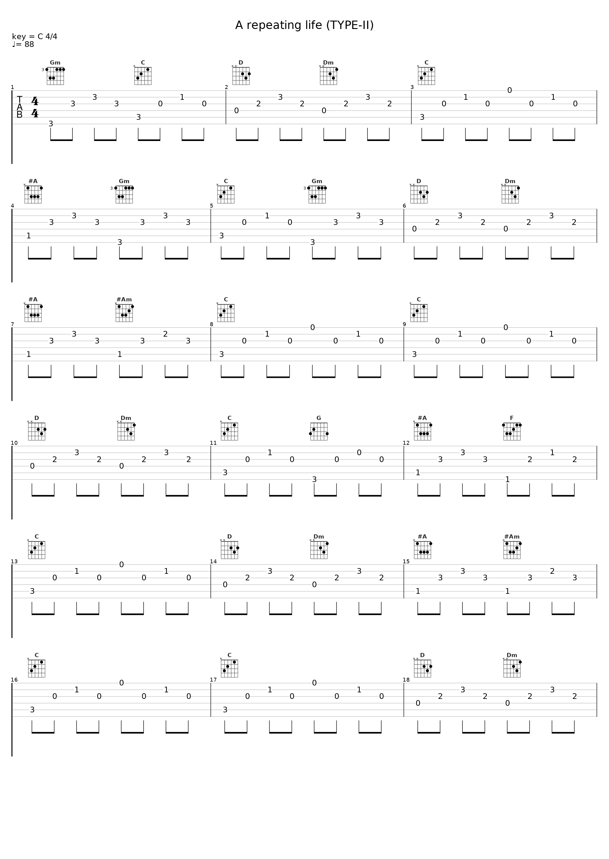 A repeating life (TYPE-II)_阿保刚_1