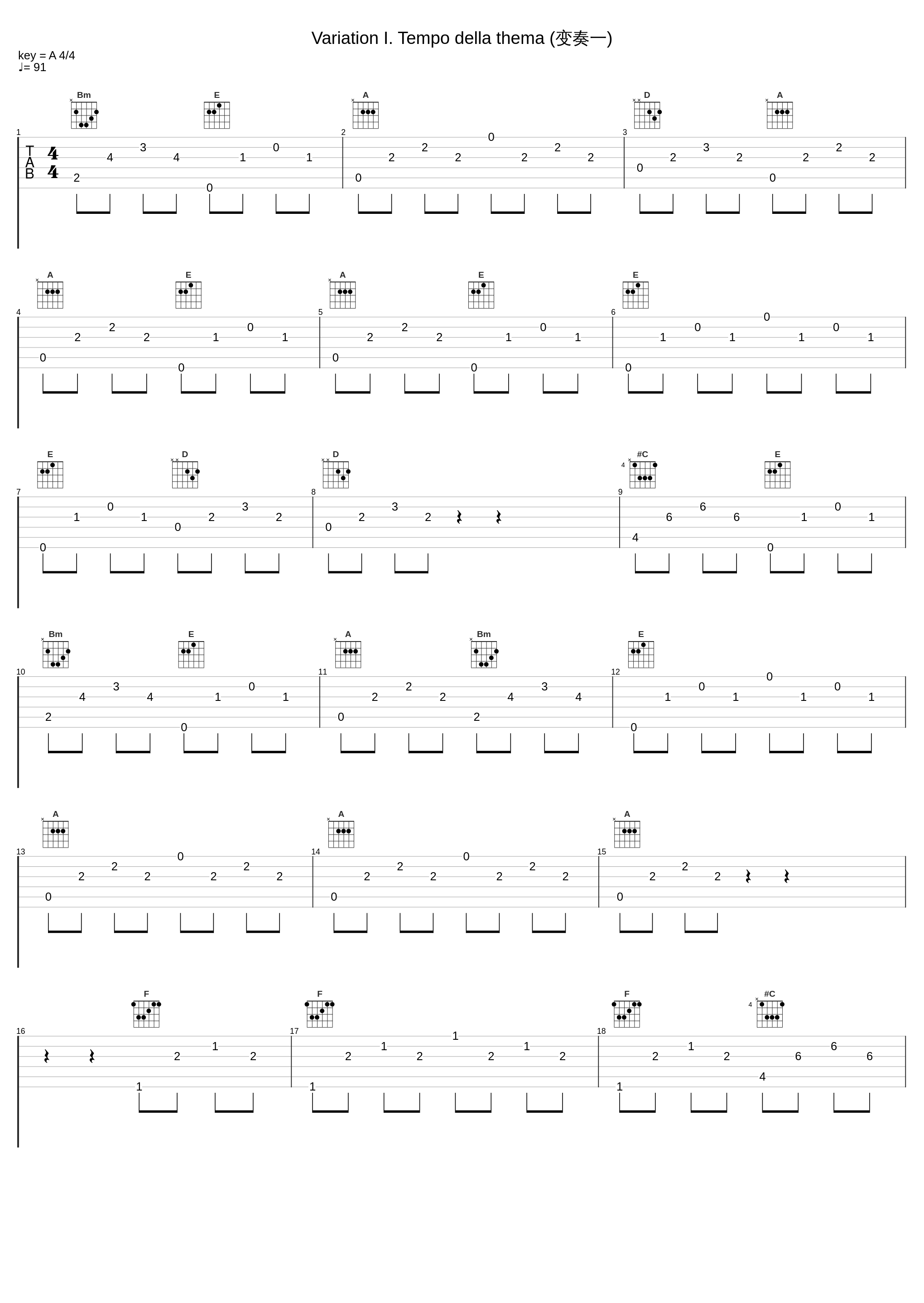 Variation I. Tempo della thema (变奏一)_马友友_1